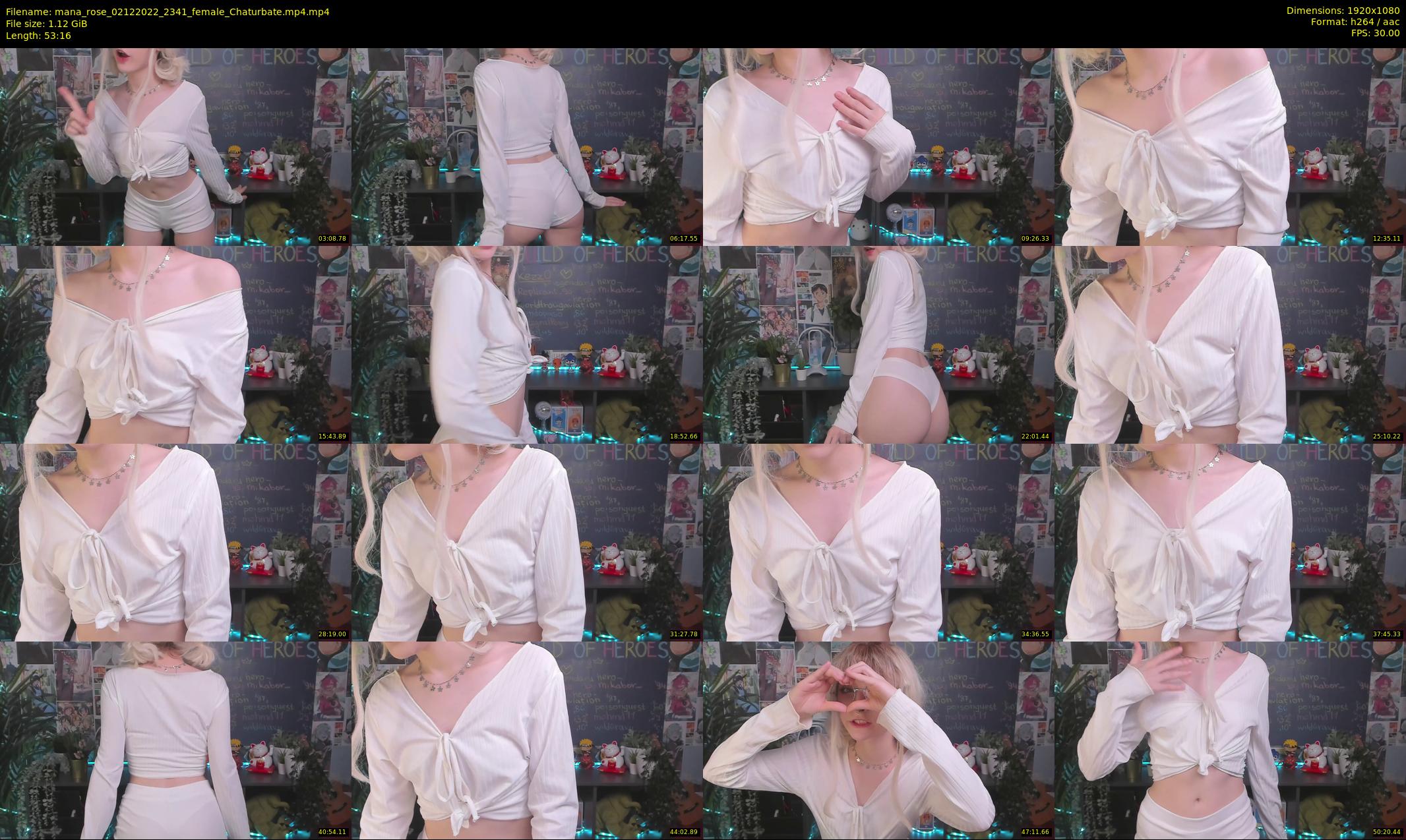 mana_rose — 54 minute Chaturbate female cam show recording, 1080p, Dec 2, 2022