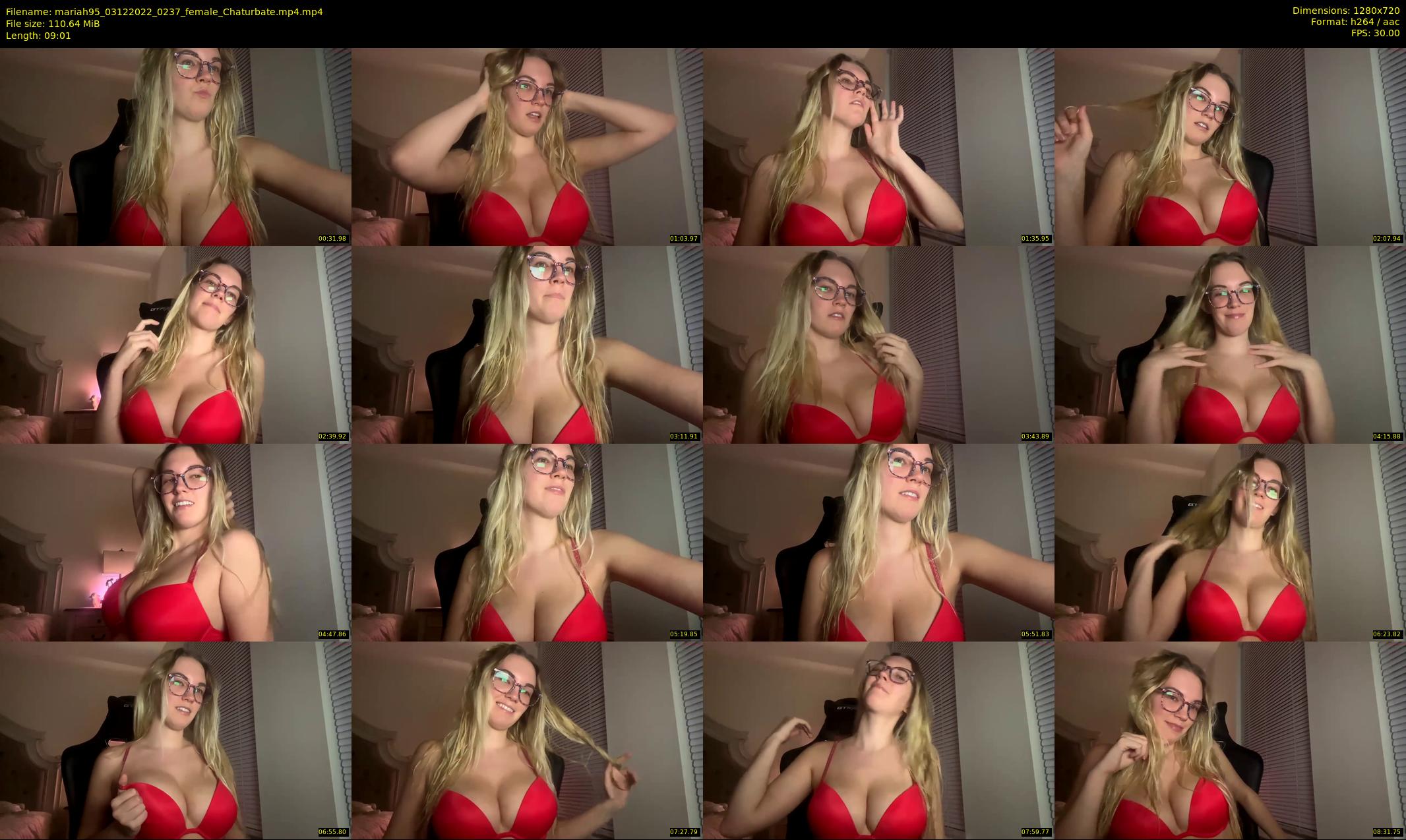 mariah95 — 10 minute Chaturbate female cam show recording, 720p, Dec 3, 2022