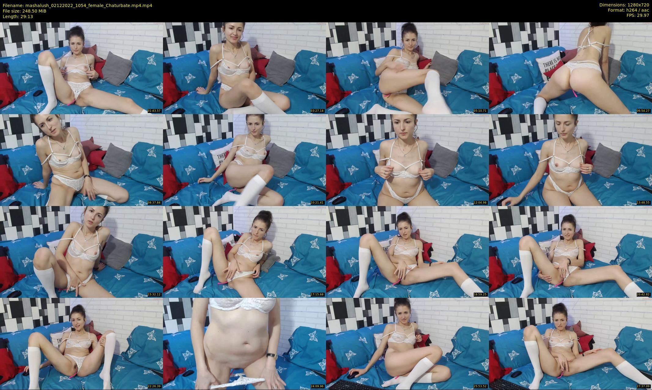 mashalush — 30 minute Chaturbate female cam show recording, 720p, Dec 2, 2022