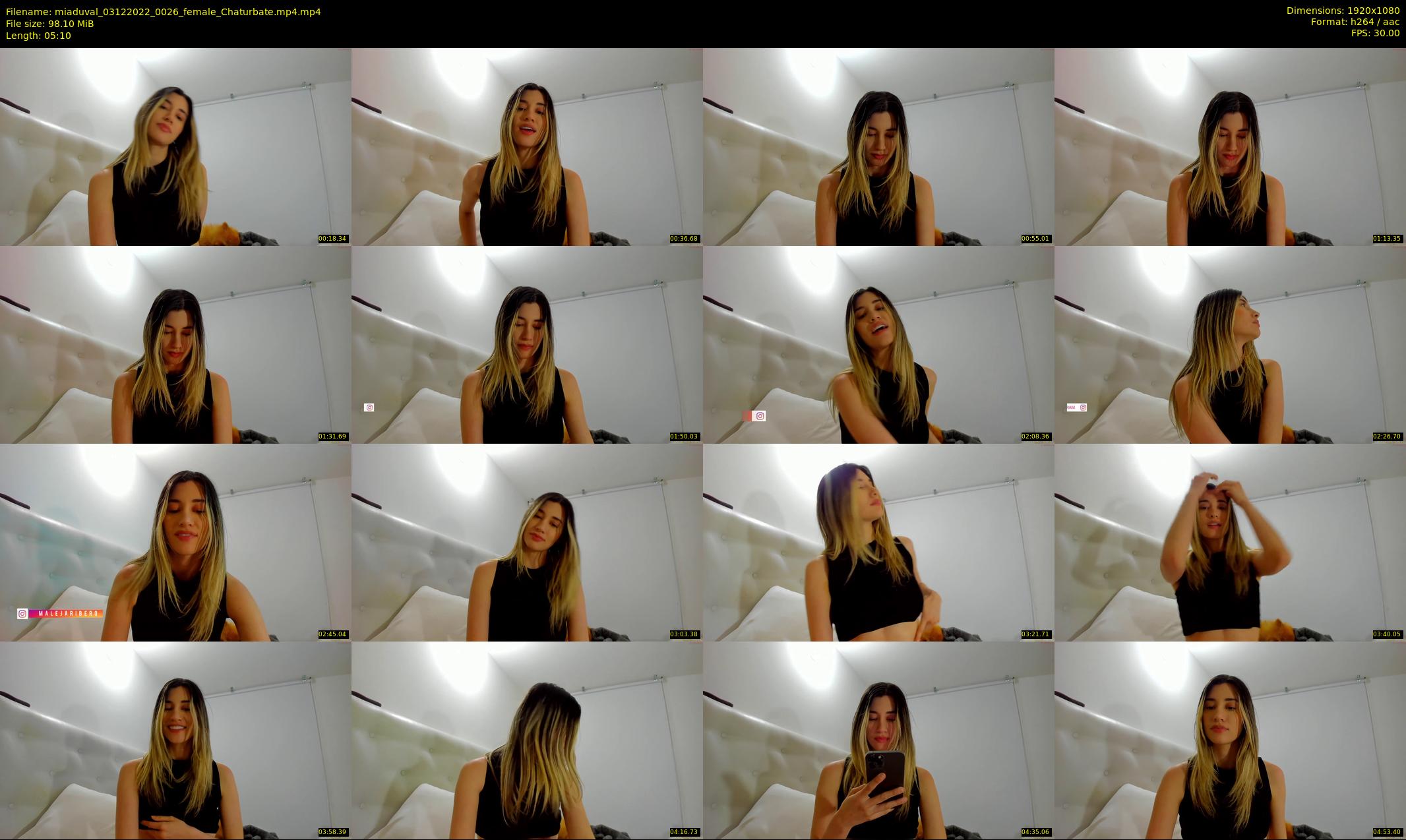 miaduval — 6 minute Chaturbate female cam show recording, 1080p, Dec 3, 2022