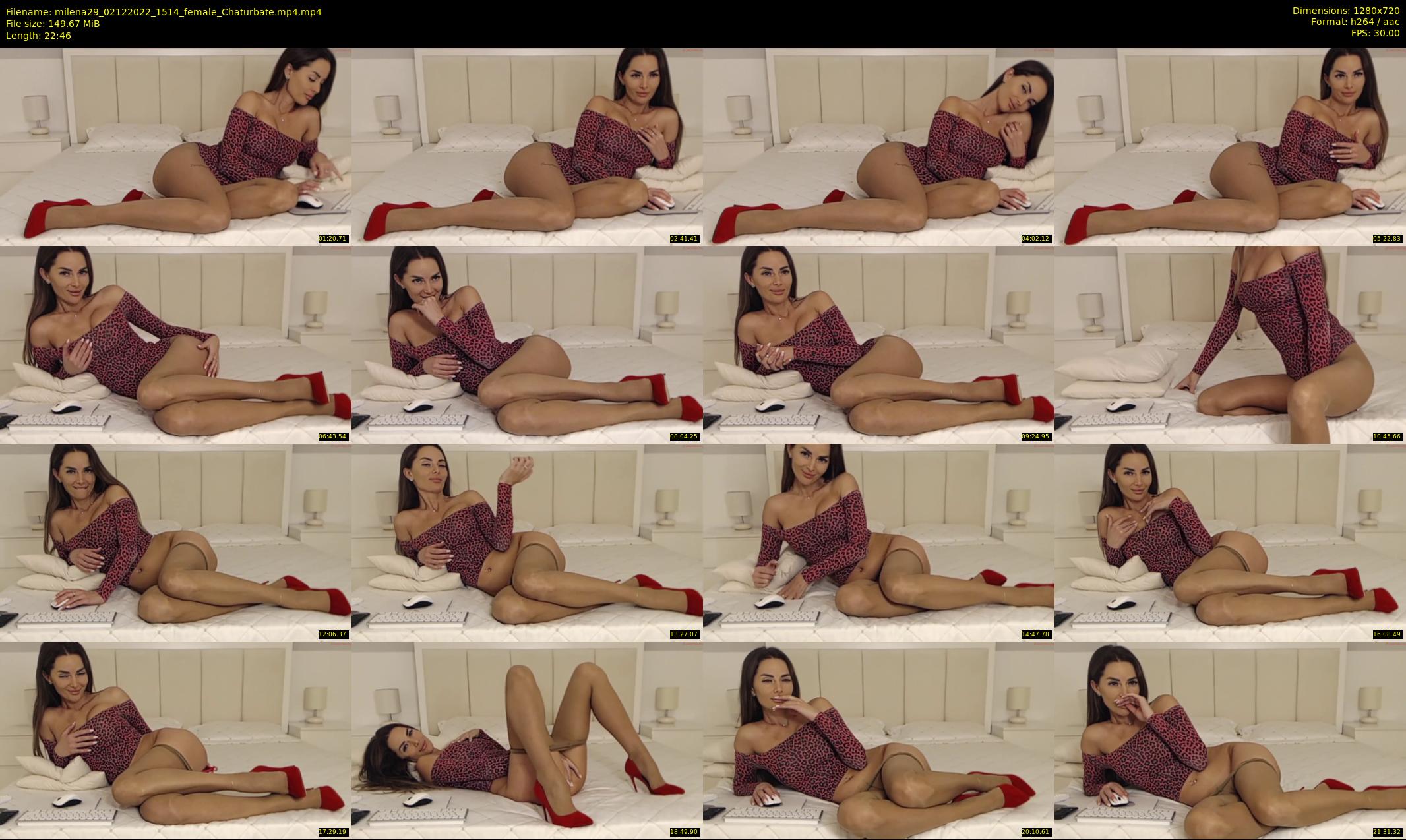 milena29 — 23 minute Chaturbate female cam show recording, 720p, Dec 2, 2022