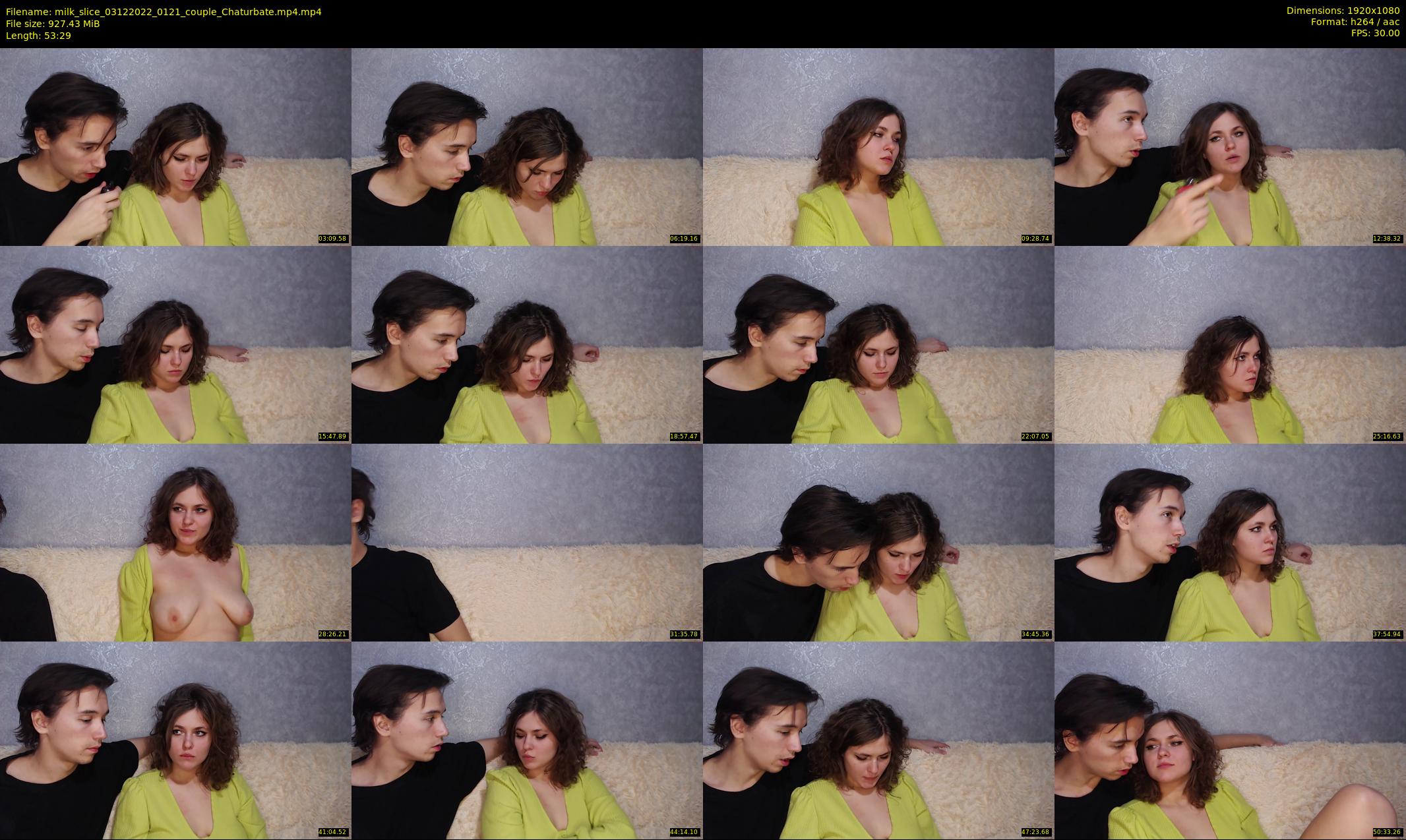 milk_slice — 54 minute Chaturbate couple cam show recording, 1080p, Dec 3, 2022