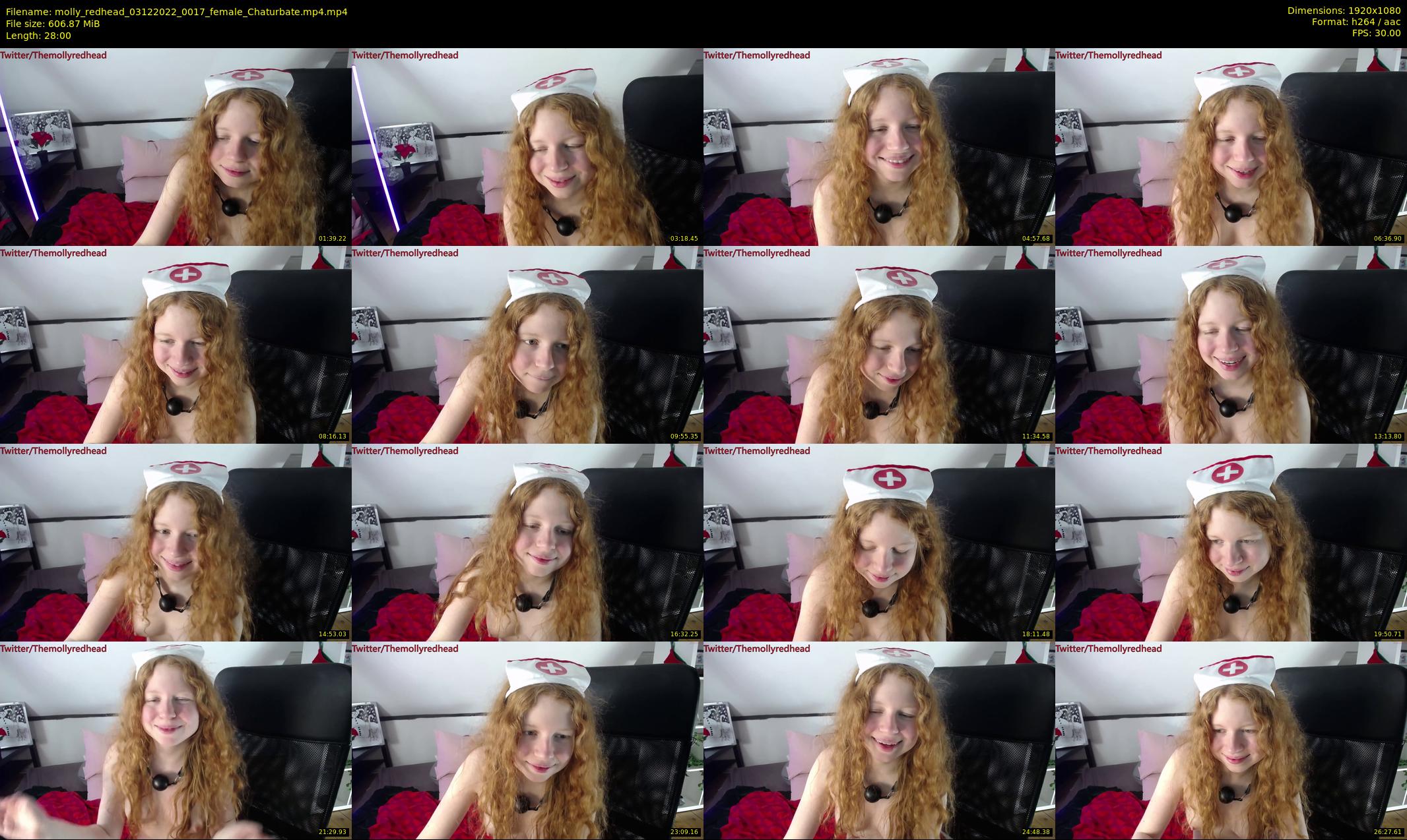 molly_redhead — 28 minute Chaturbate female cam show recording, 1080p, Dec 3, 2022