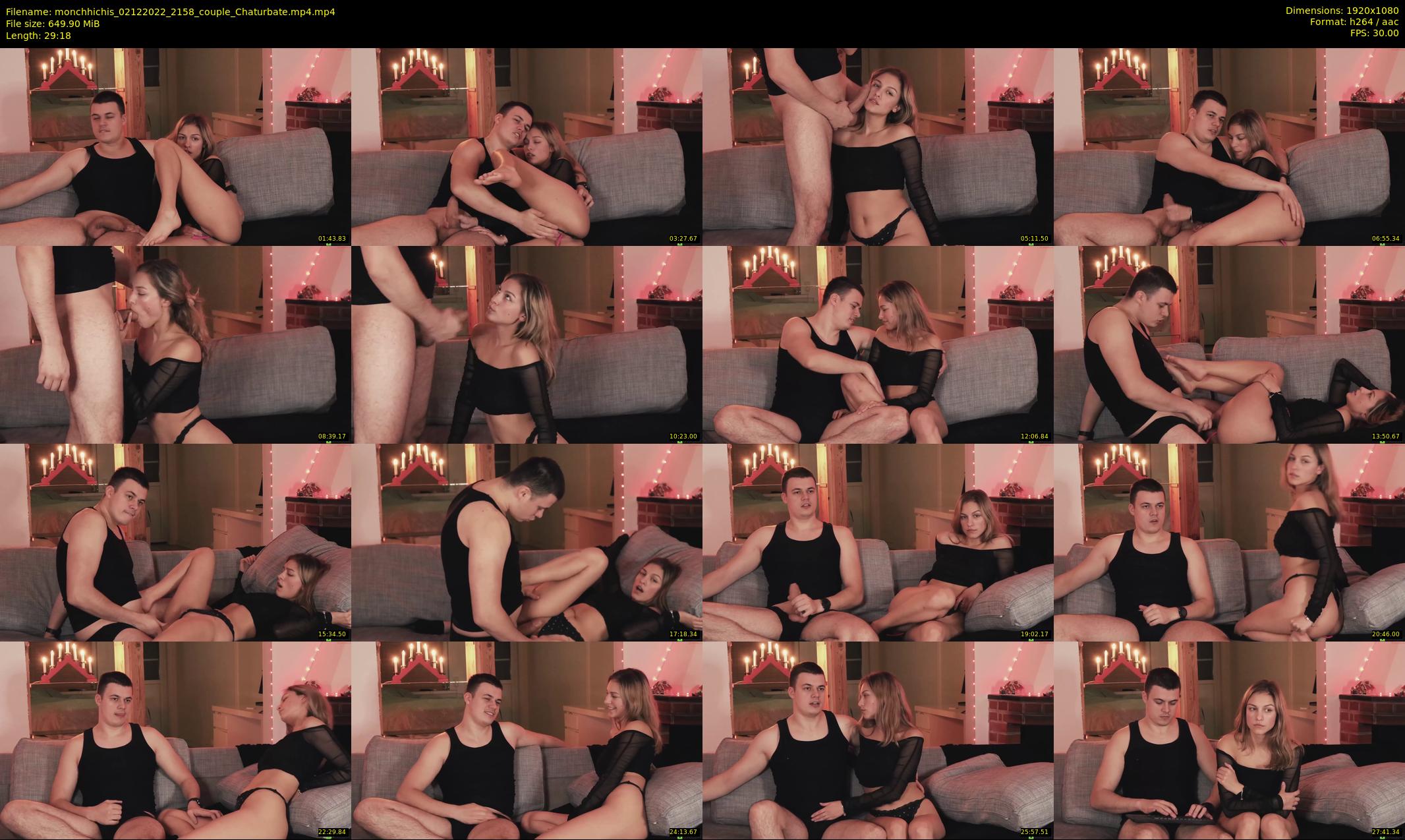 monchhichis — 30 minute Chaturbate couple cam show recording, 1080p, Dec 2, 2022
