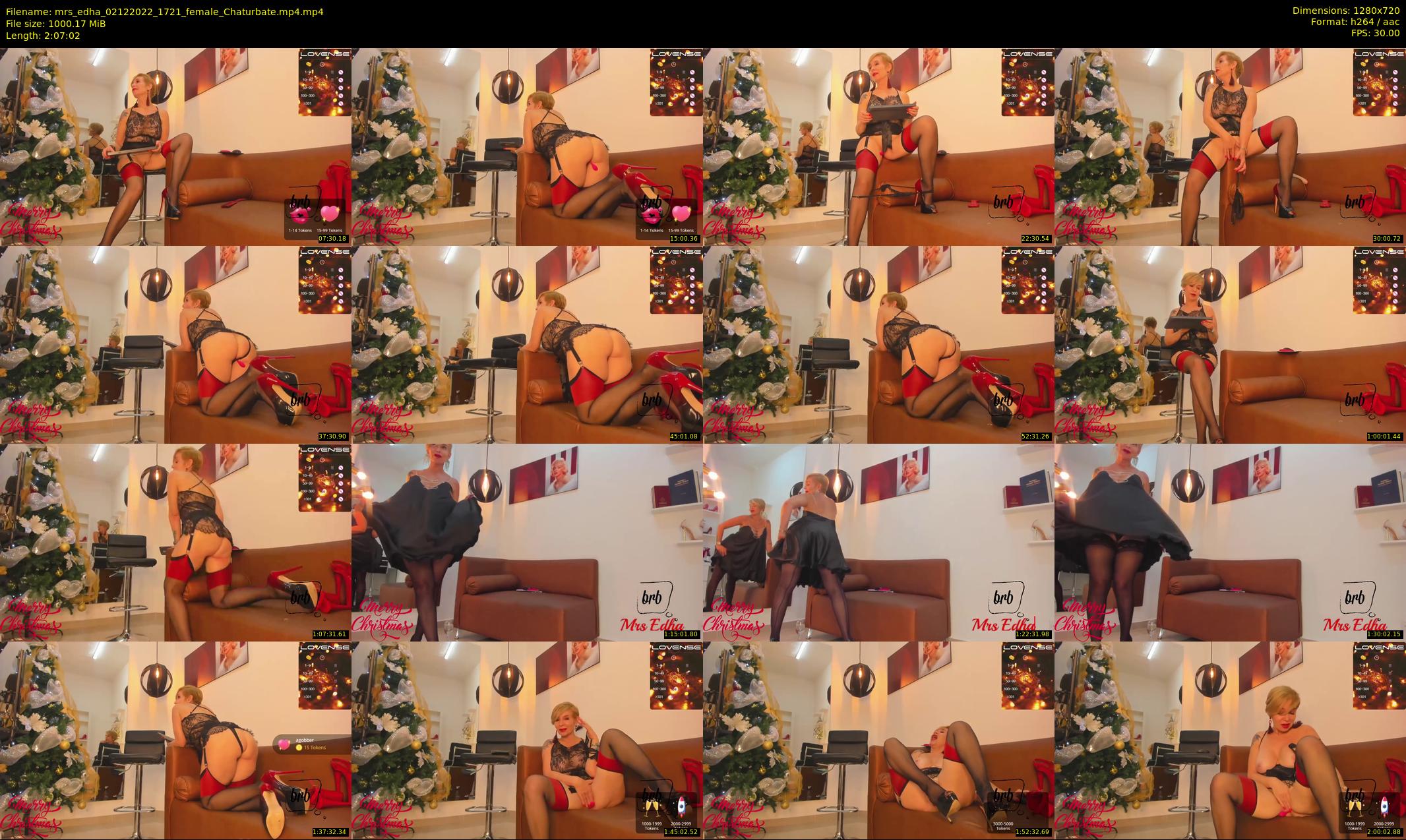 mrs_edha — 128 minute Chaturbate female cam show recording, 720p, Dec 2, 2022