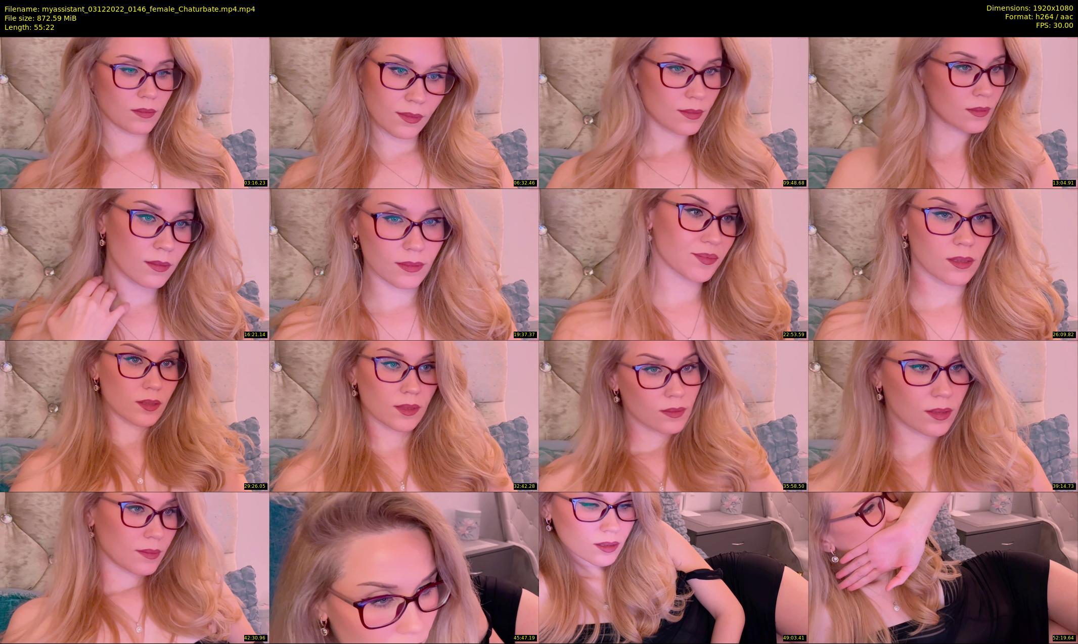 myassistant — 56 minute Chaturbate female cam show recording, 1080p, Dec 3, 2022