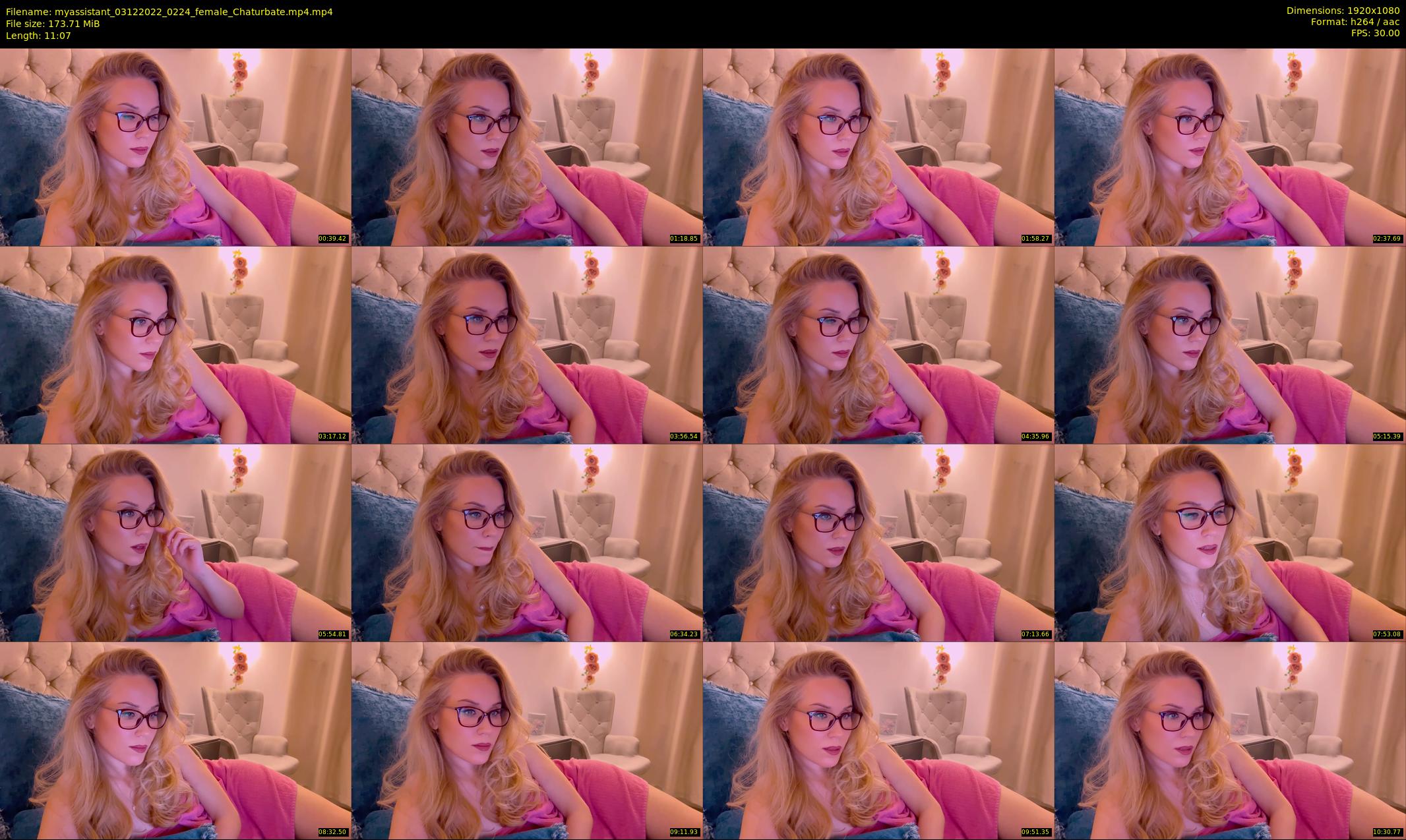 myassistant — 12 minute Chaturbate female cam show recording, 1080p, Dec 3, 2022