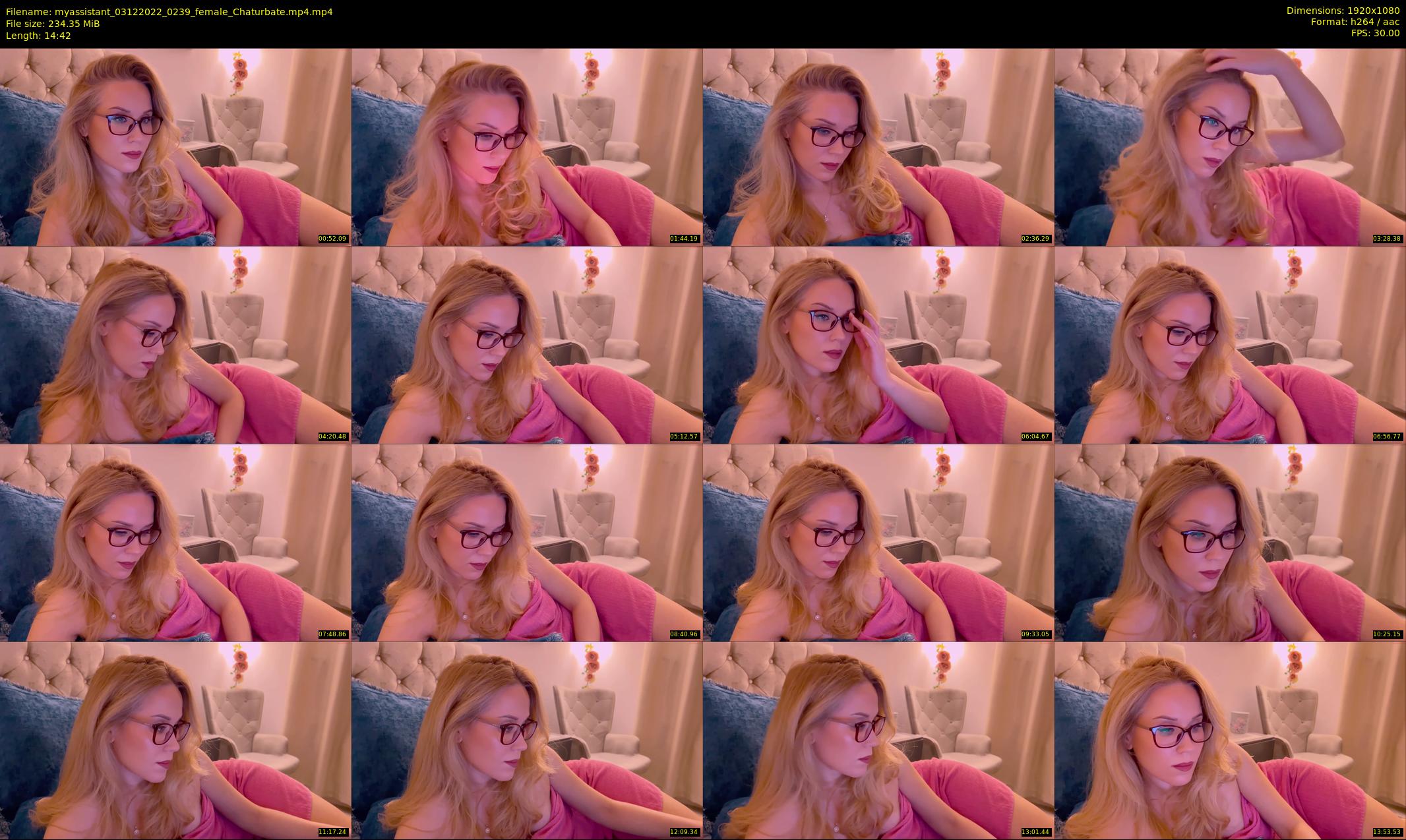 myassistant — 15 minute Chaturbate female cam show recording, 1080p, Dec 3, 2022