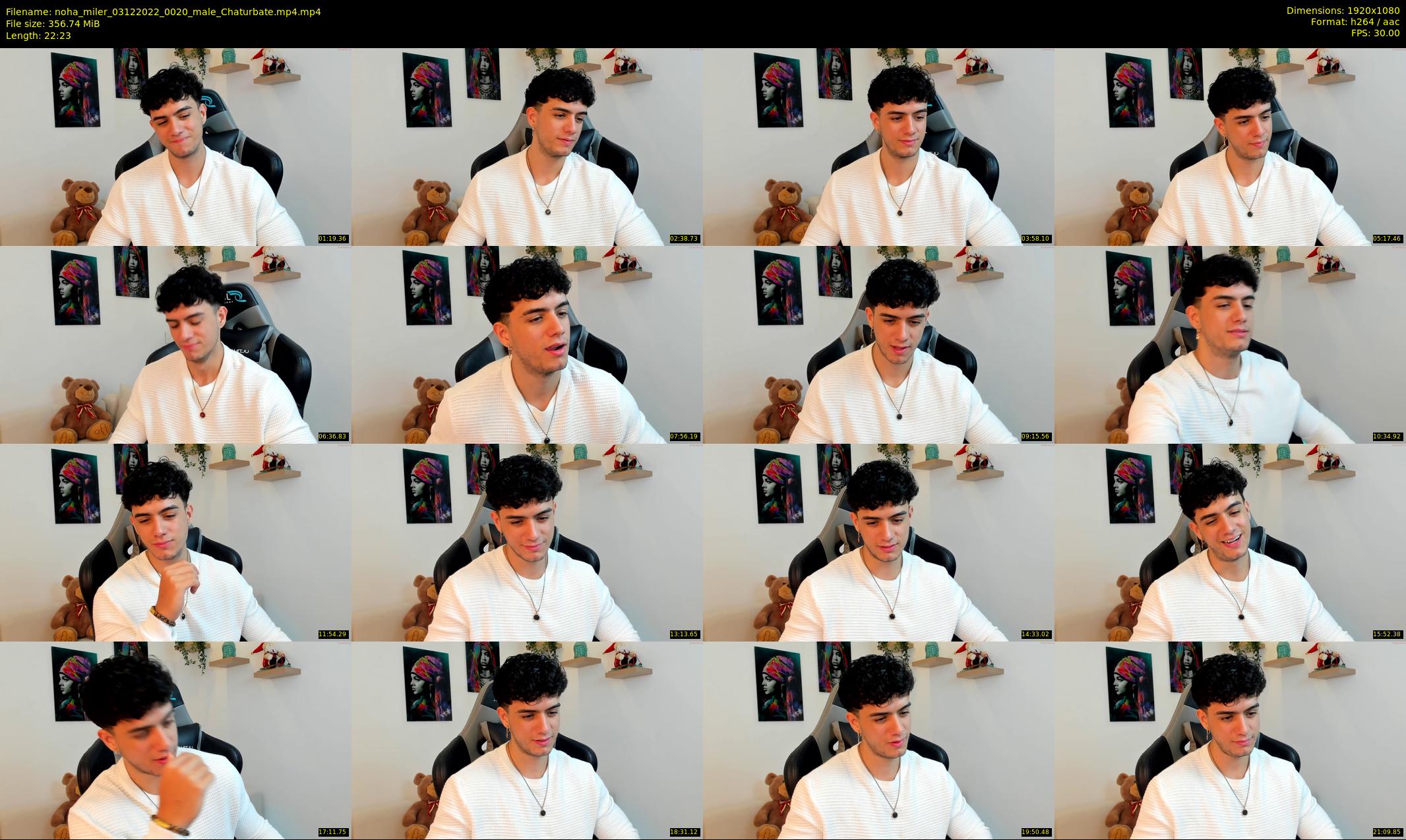 noha_miler — 23 minute Chaturbate male cam show recording, 1080p, Dec 3, 2022