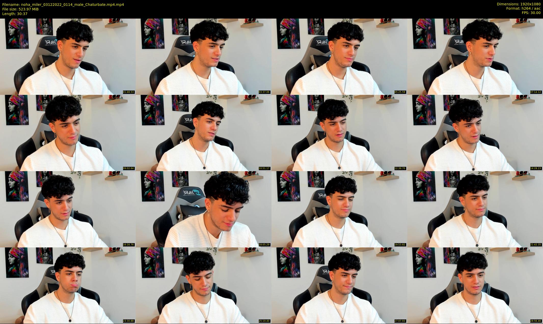 noha_miler — 31 minute Chaturbate male cam show recording, 1080p, Dec 3, 2022