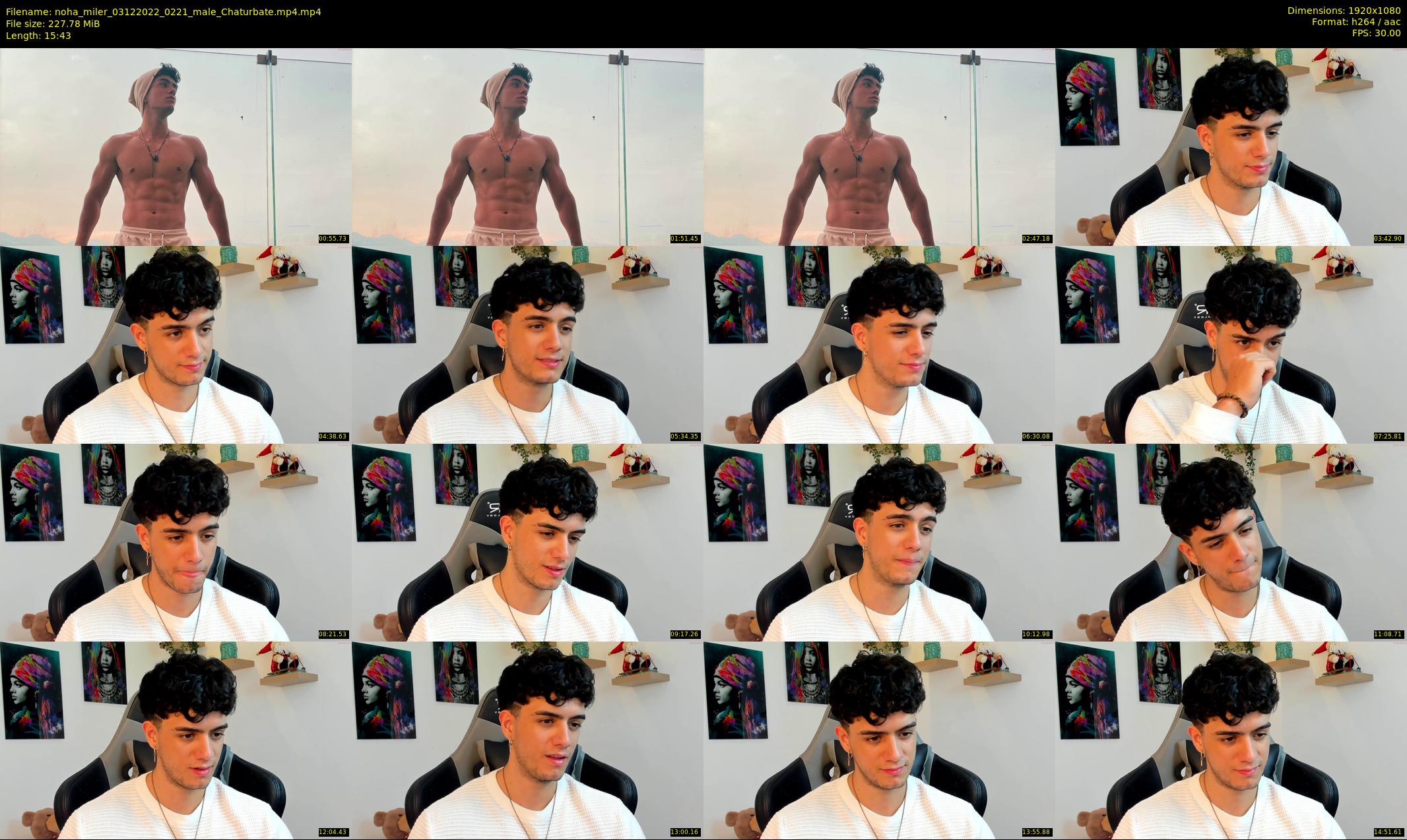 noha_miler — 16 minute Chaturbate male cam show recording, 1080p, Dec 3, 2022