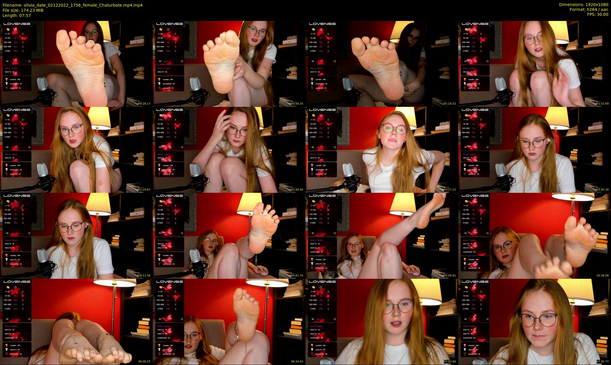 olivia_date — 8 minute Chaturbate female cam show recording, 1080p, Dec 2, 2022
