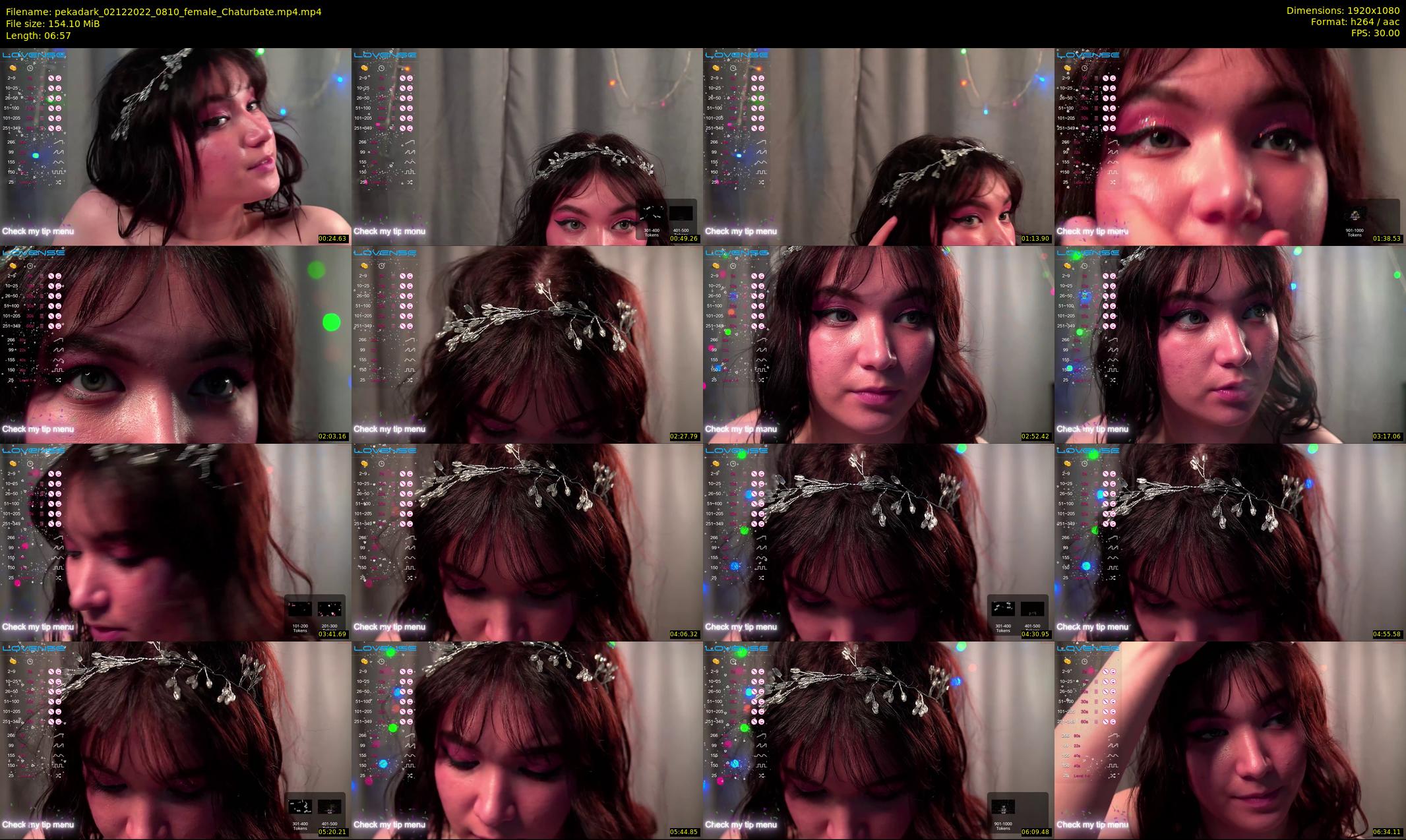 pekadark — 7 minute Chaturbate female cam show recording, 1080p, Dec 2, 2022