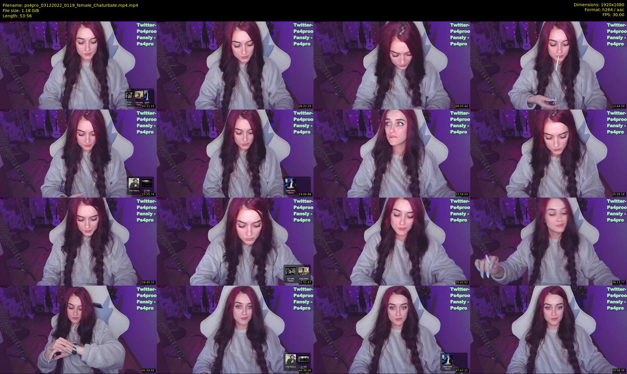 ps4pro — 54 minute Chaturbate female cam show recording, 1080p, Dec 3, 2022