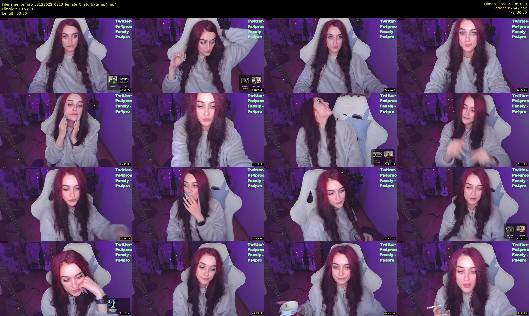 ps4pro — 54 minute Chaturbate female cam show recording, 1080p, Dec 3, 2022