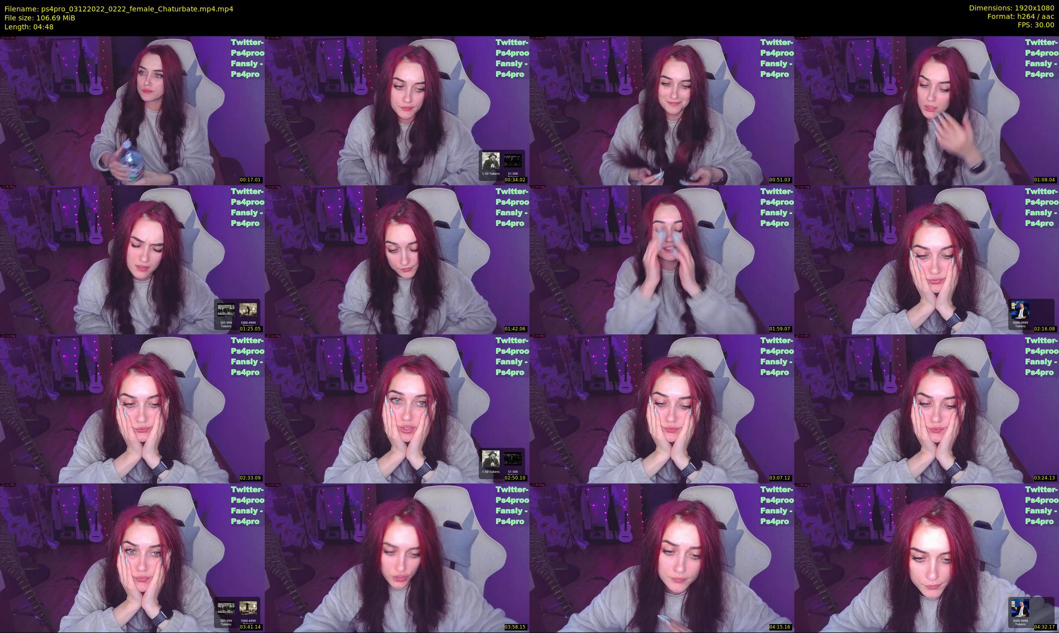 ps4pro — 5 minute Chaturbate female cam show recording, 1080p, Dec 3, 2022