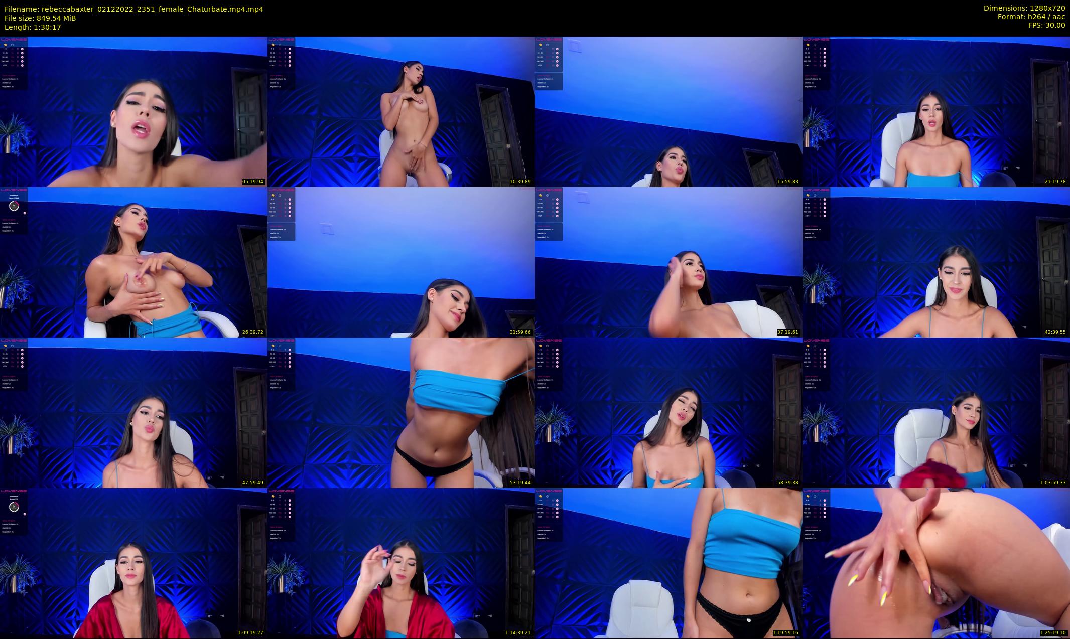rebeccabaxter — 91 minute Chaturbate female cam show recording, 720p, Dec 2, 2022