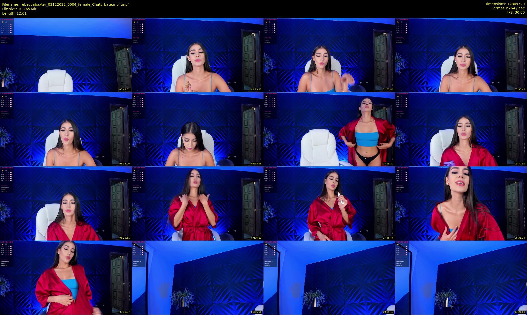 rebeccabaxter — 13 minute Chaturbate female cam show recording, 720p, Dec 3, 2022