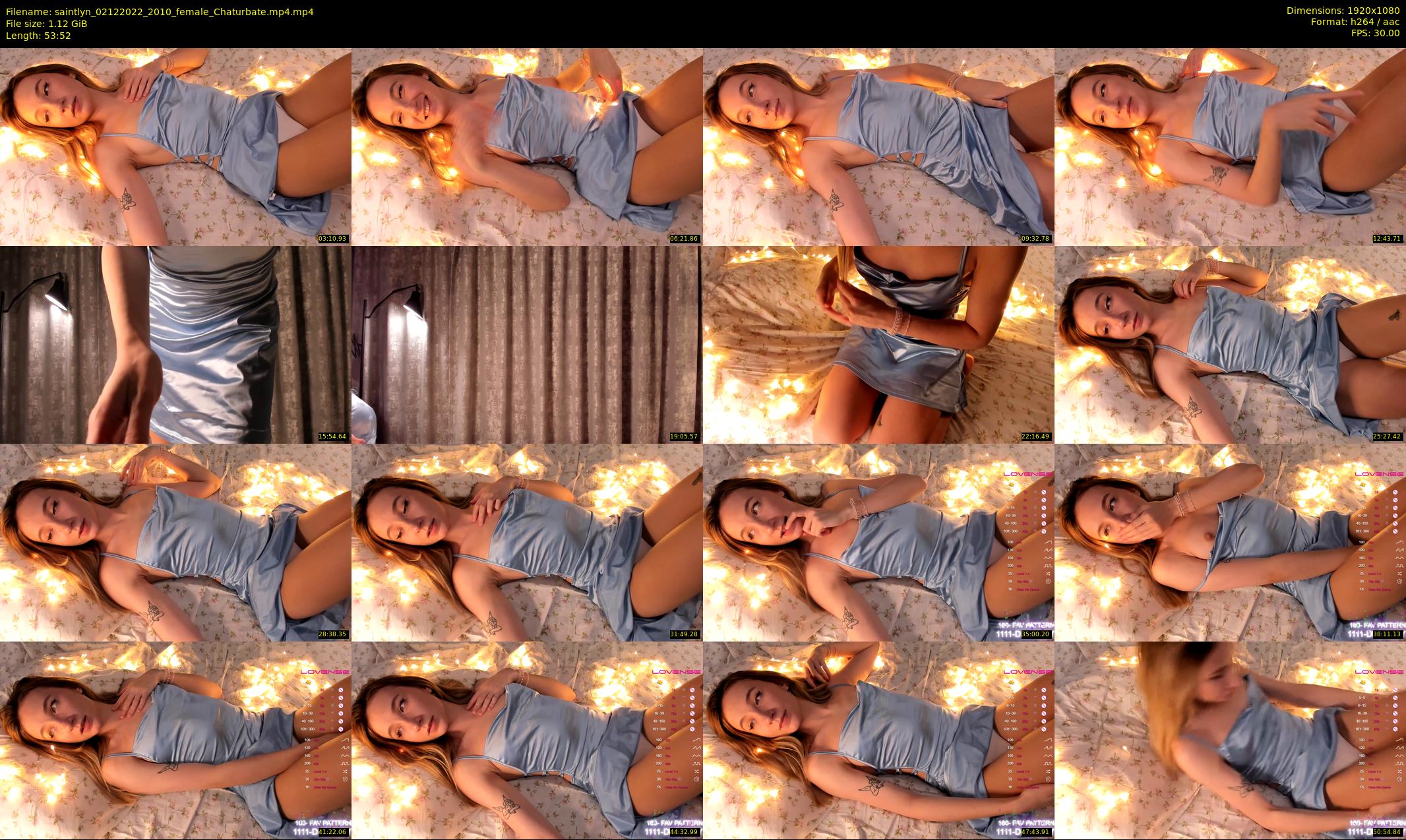 saintlyn — 54 minute Chaturbate female cam show recording, 1080p, Dec 2, 2022