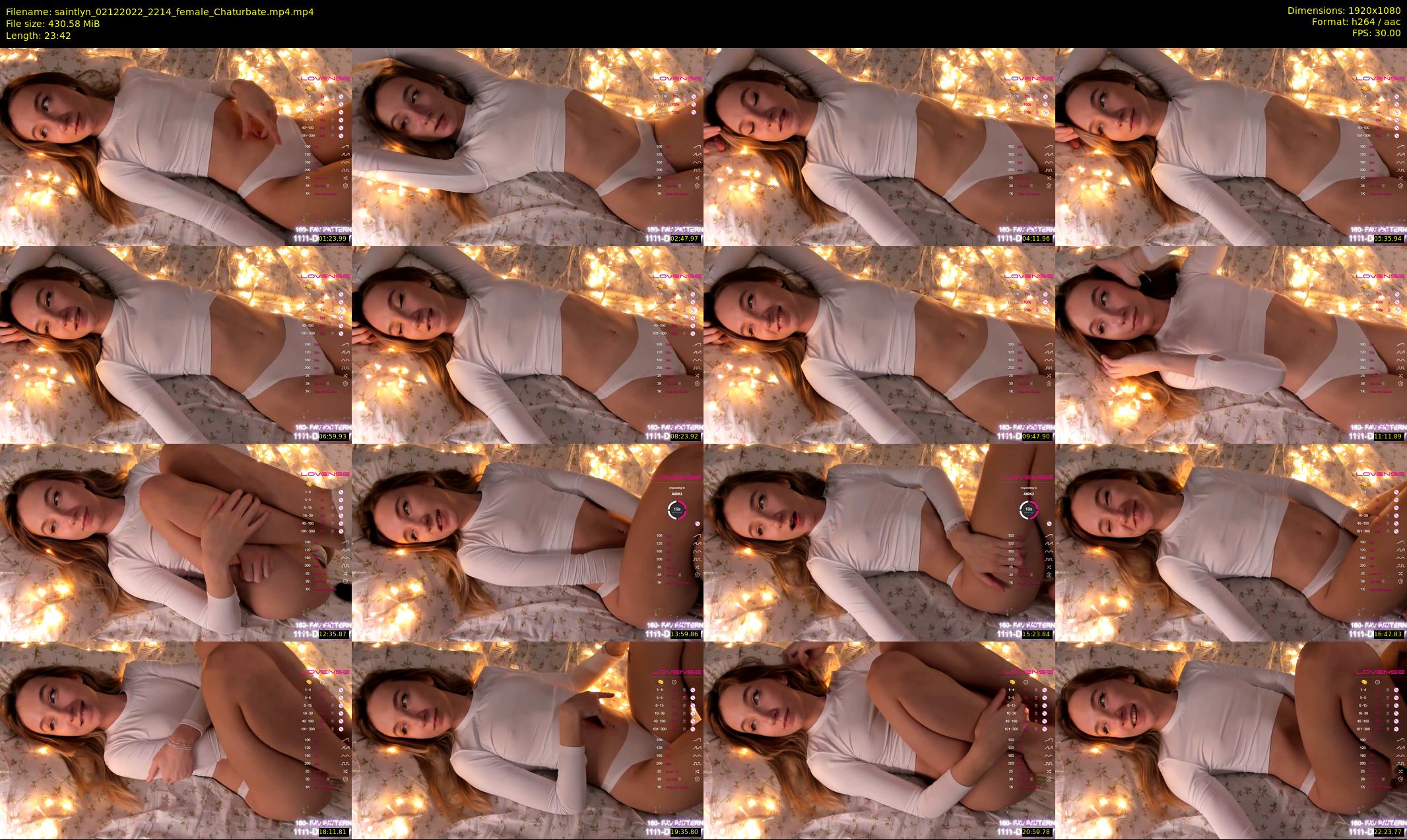 saintlyn — 24 minute Chaturbate female cam show recording, 1080p, Dec 2, 2022