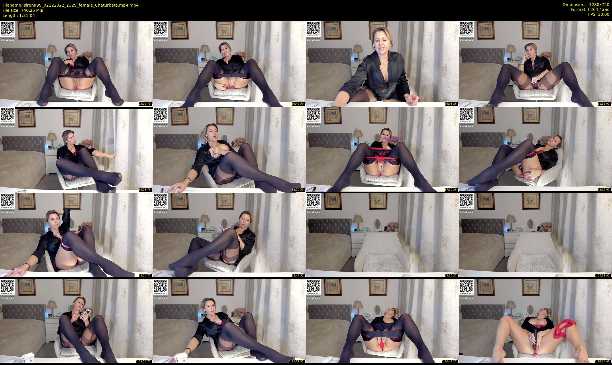 sirena99 — 92 minute Chaturbate female cam show recording, 720p, Dec 2, 2022