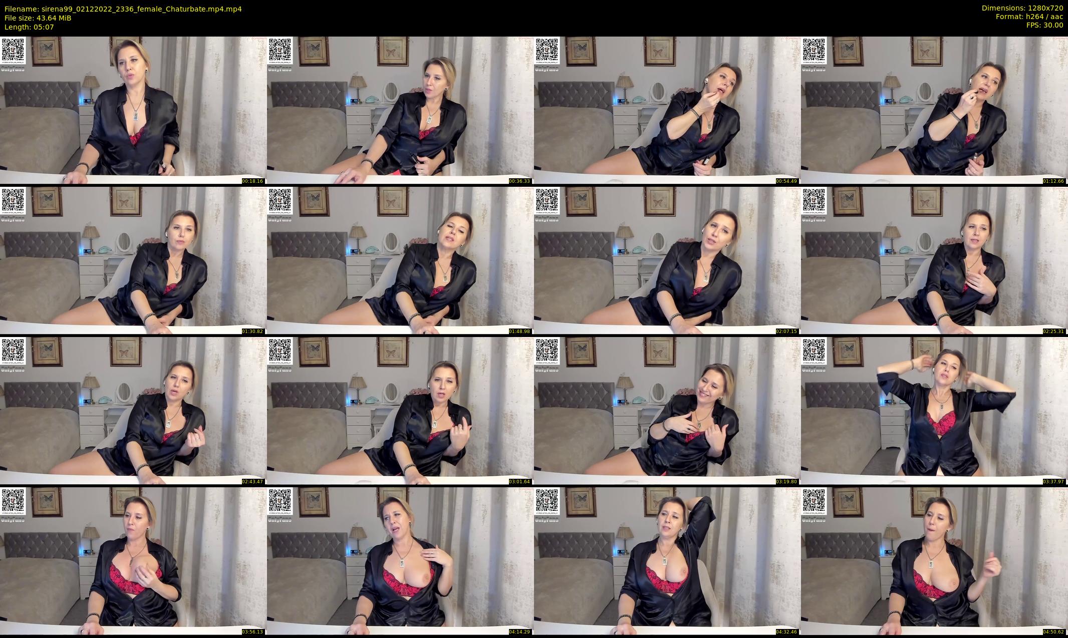 sirena99 — 6 minute Chaturbate female cam show recording, 720p, Dec 2, 2022