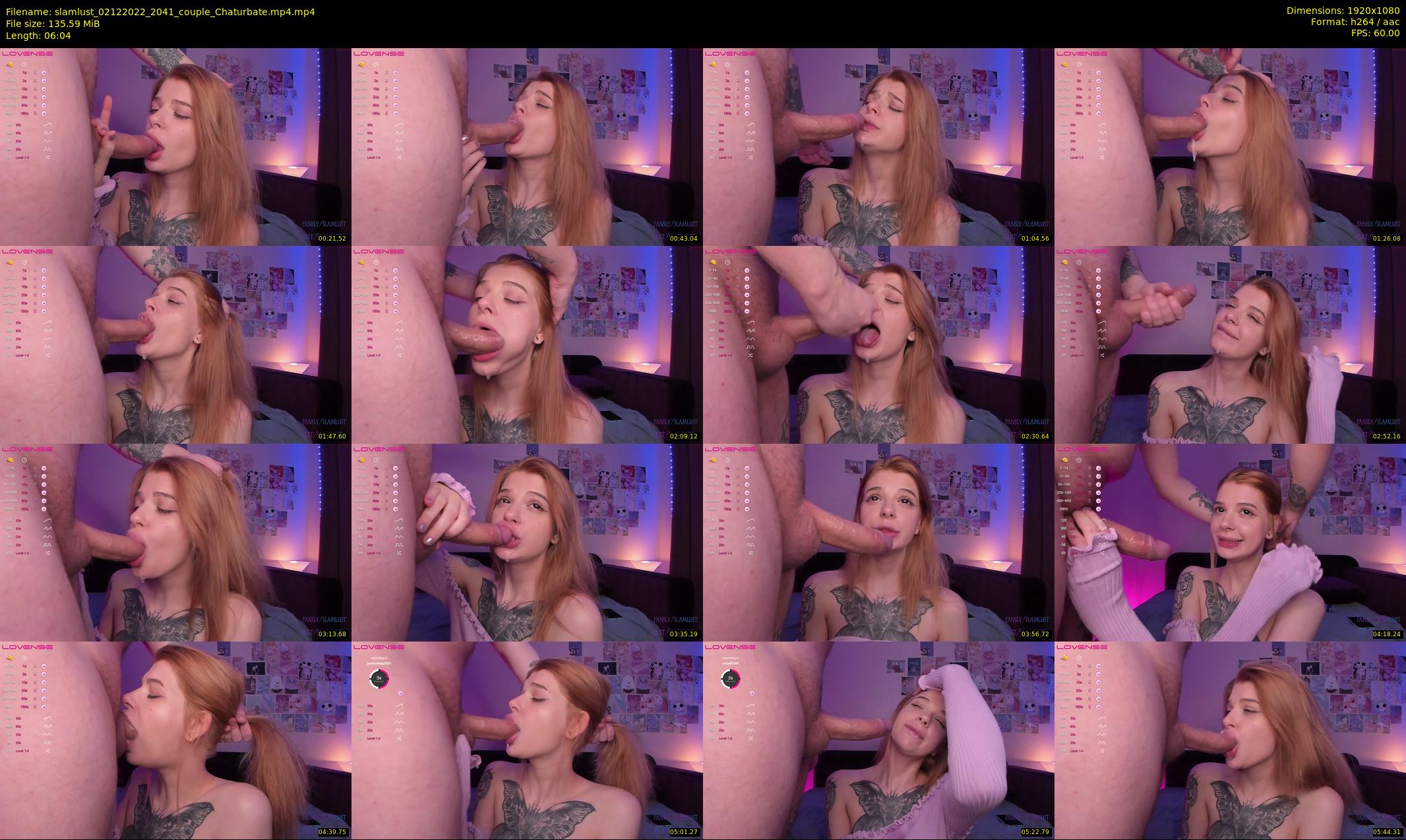 slamlust — 7 minute Chaturbate couple cam show recording, 1080p, Dec 2, 2022