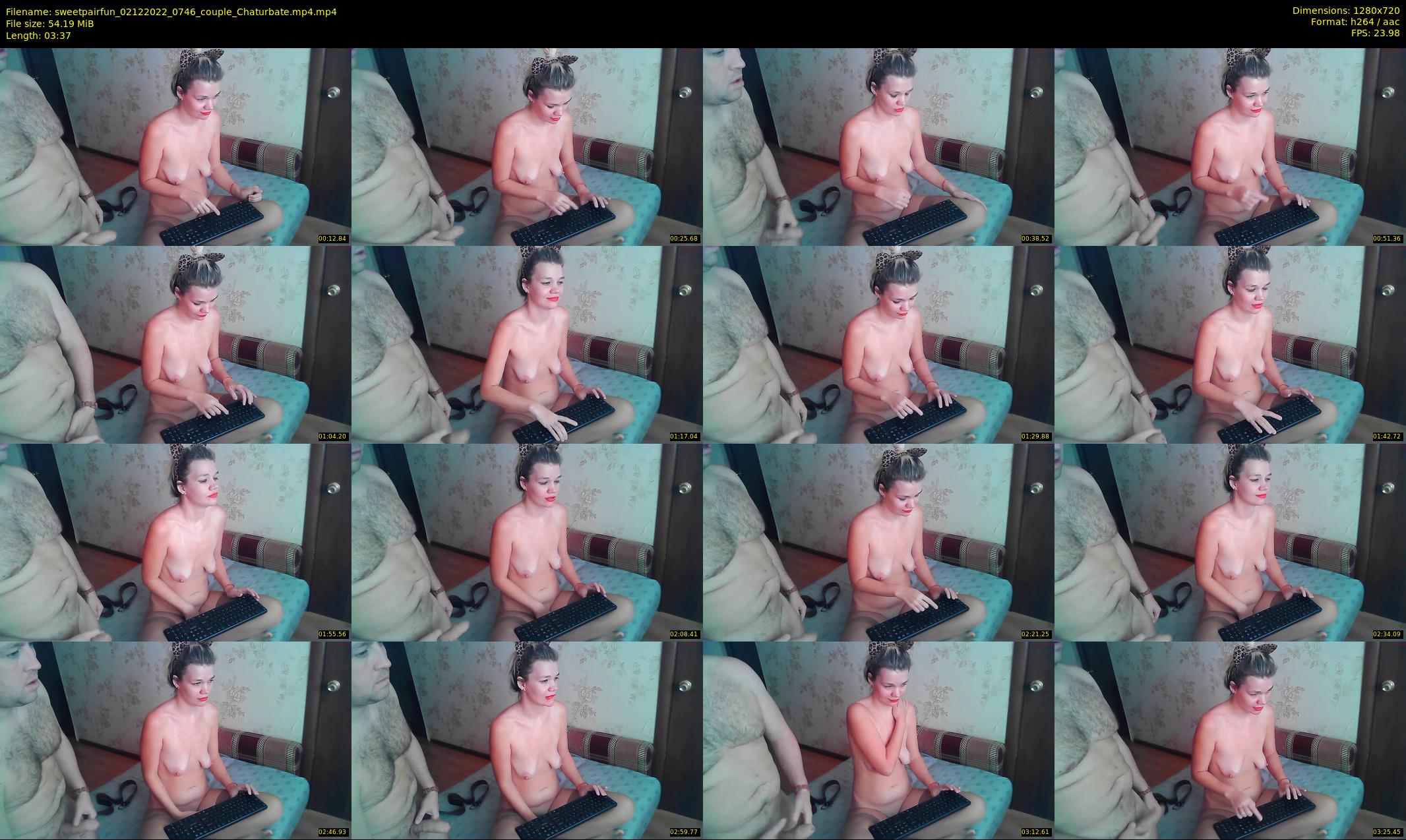 sweetpairfun — 4 minute Chaturbate couple cam show recording, 720p, Dec 2, 2022