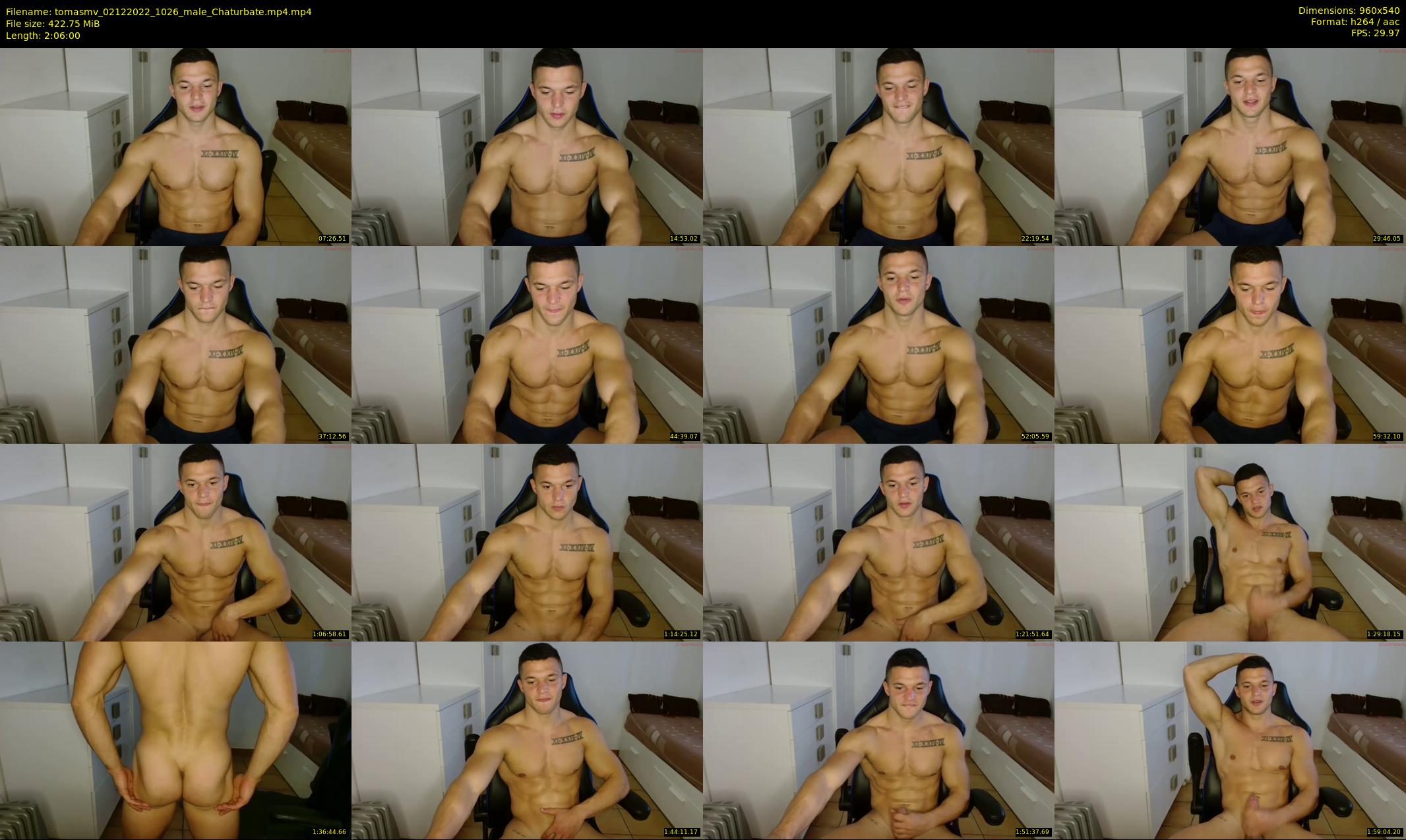 tomasmv — 126 minute Chaturbate male cam show recording, 480p, Dec 2, 2022