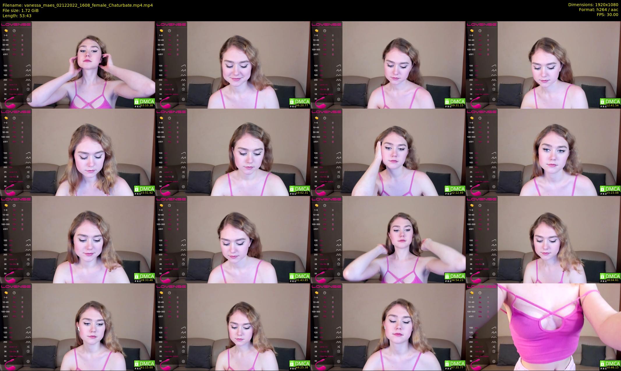 vanessa_maes — 54 minute Chaturbate female cam show recording, 1080p, Dec 2, 2022