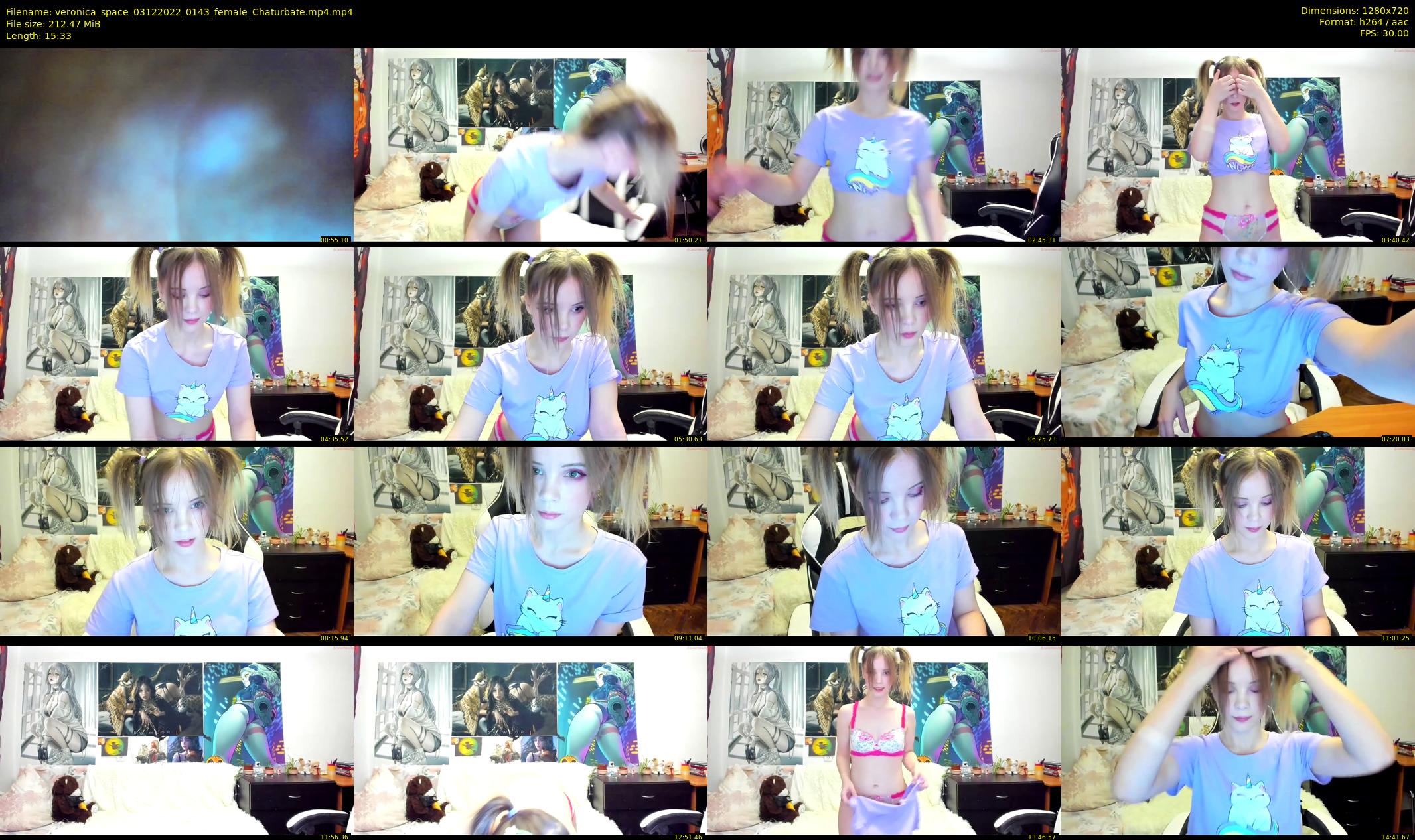 veronica_space — 16 minute Chaturbate female cam show recording, 720p, Dec 3, 2022