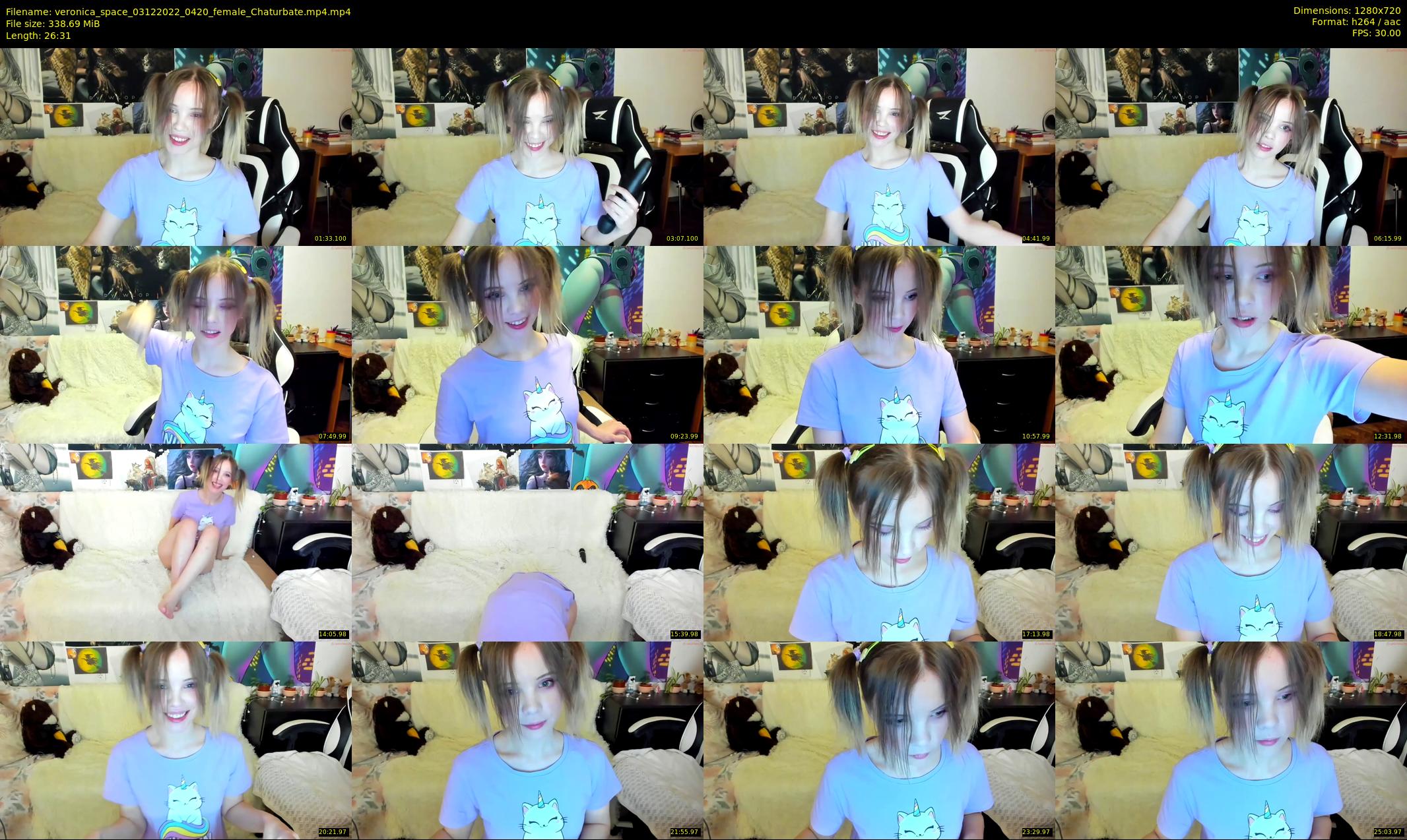 veronica_space — 27 minute Chaturbate female cam show recording, 720p, Dec 3, 2022