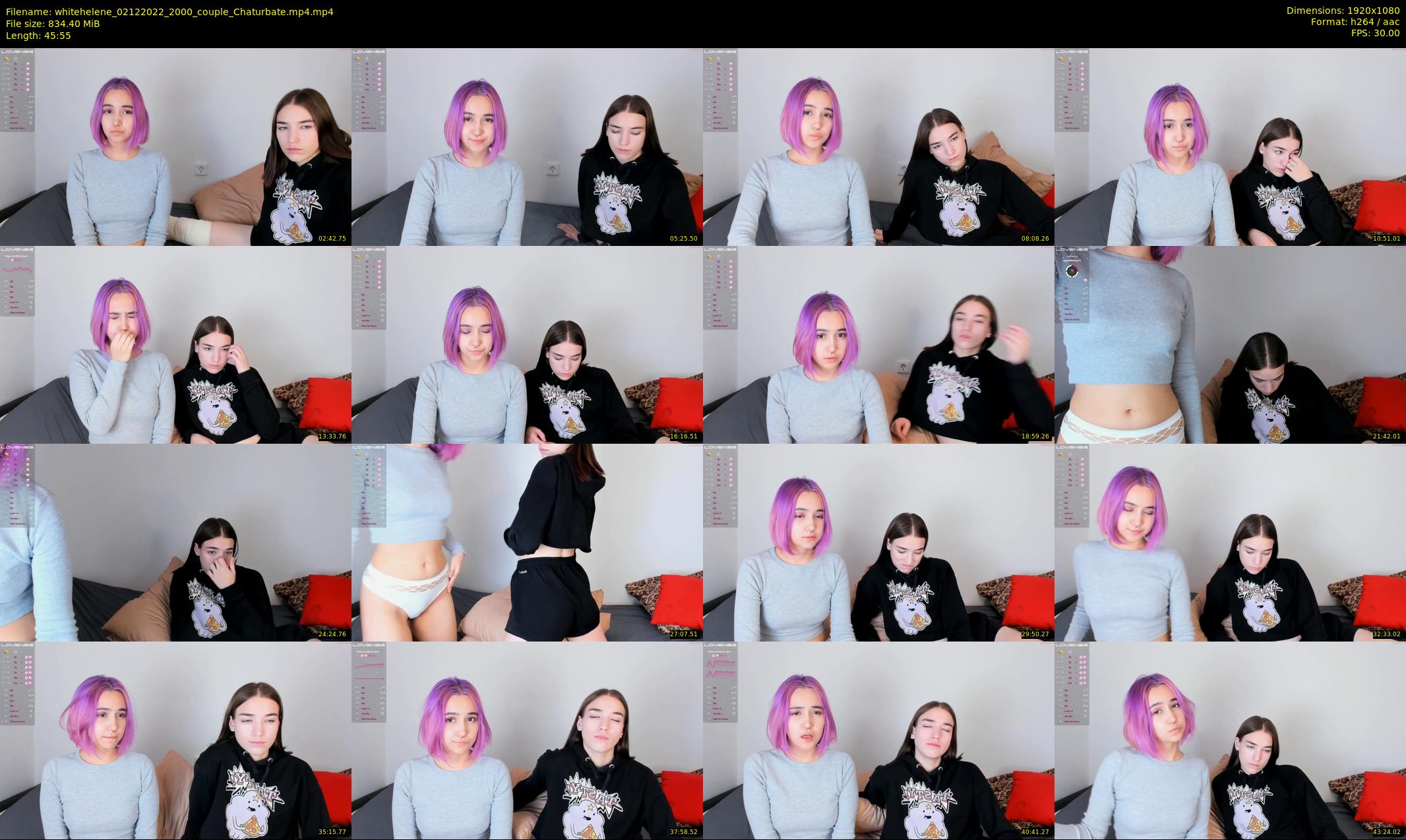 whitehelene — 46 minute Chaturbate female cam show recording, 1080p, Dec 2, 2022