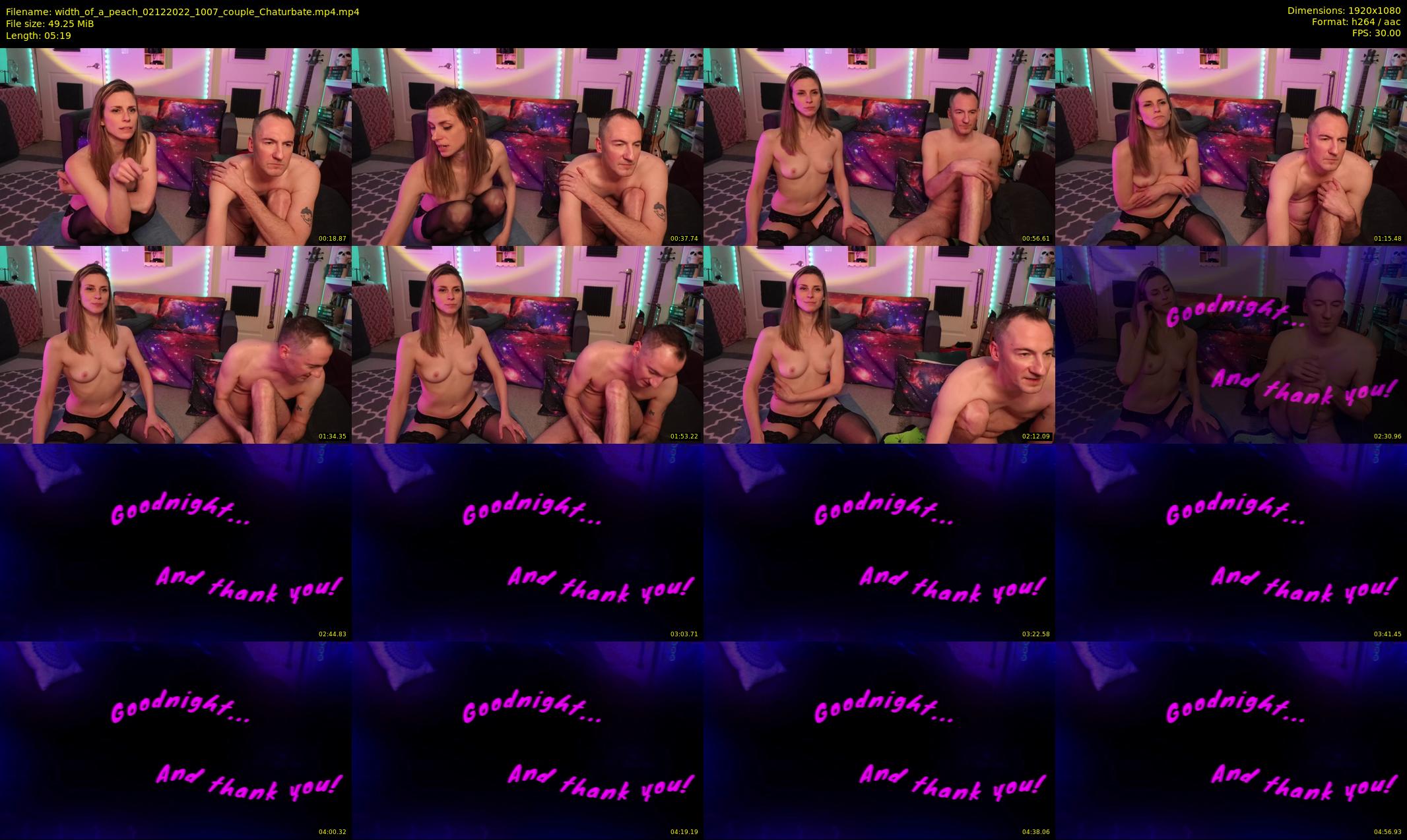 width_of_a_peach — 6 minute Chaturbate couple cam show recording, 1080p, Dec 2, 2022