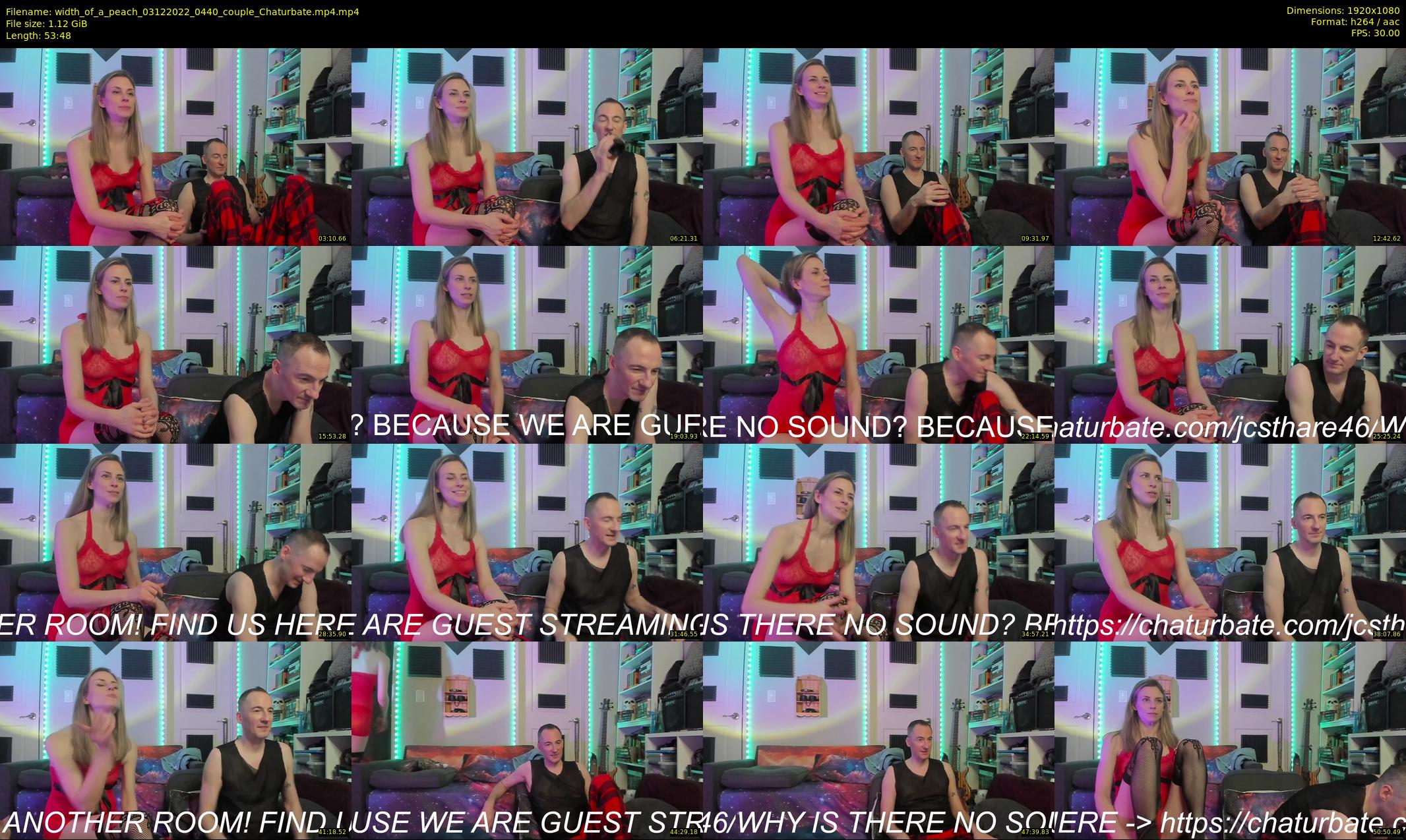 width_of_a_peach — 54 minute Chaturbate couple cam show recording, 1080p, Dec 3, 2022