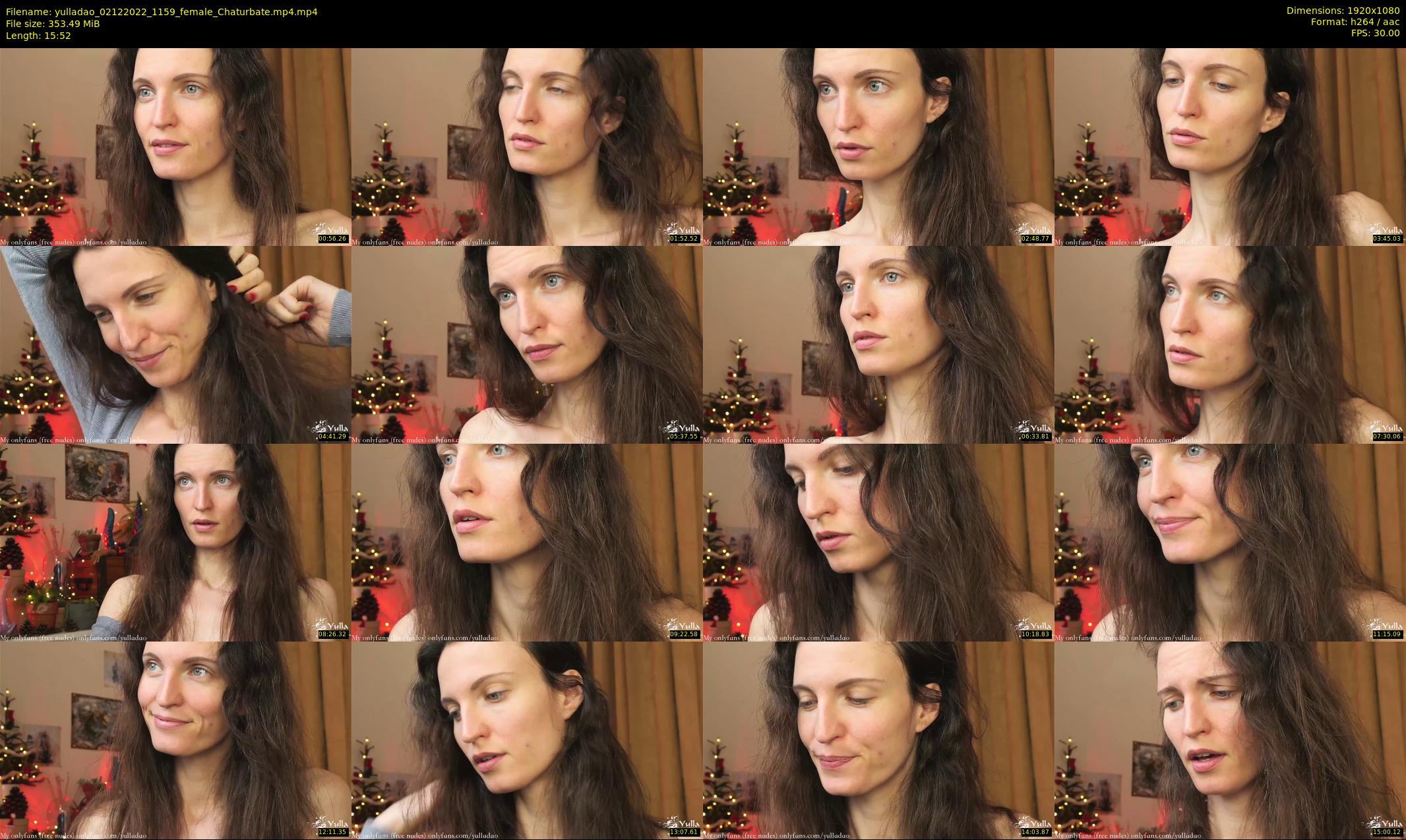 yulladao — 16 minute Chaturbate female cam show recording, 1080p, Dec 2, 2022