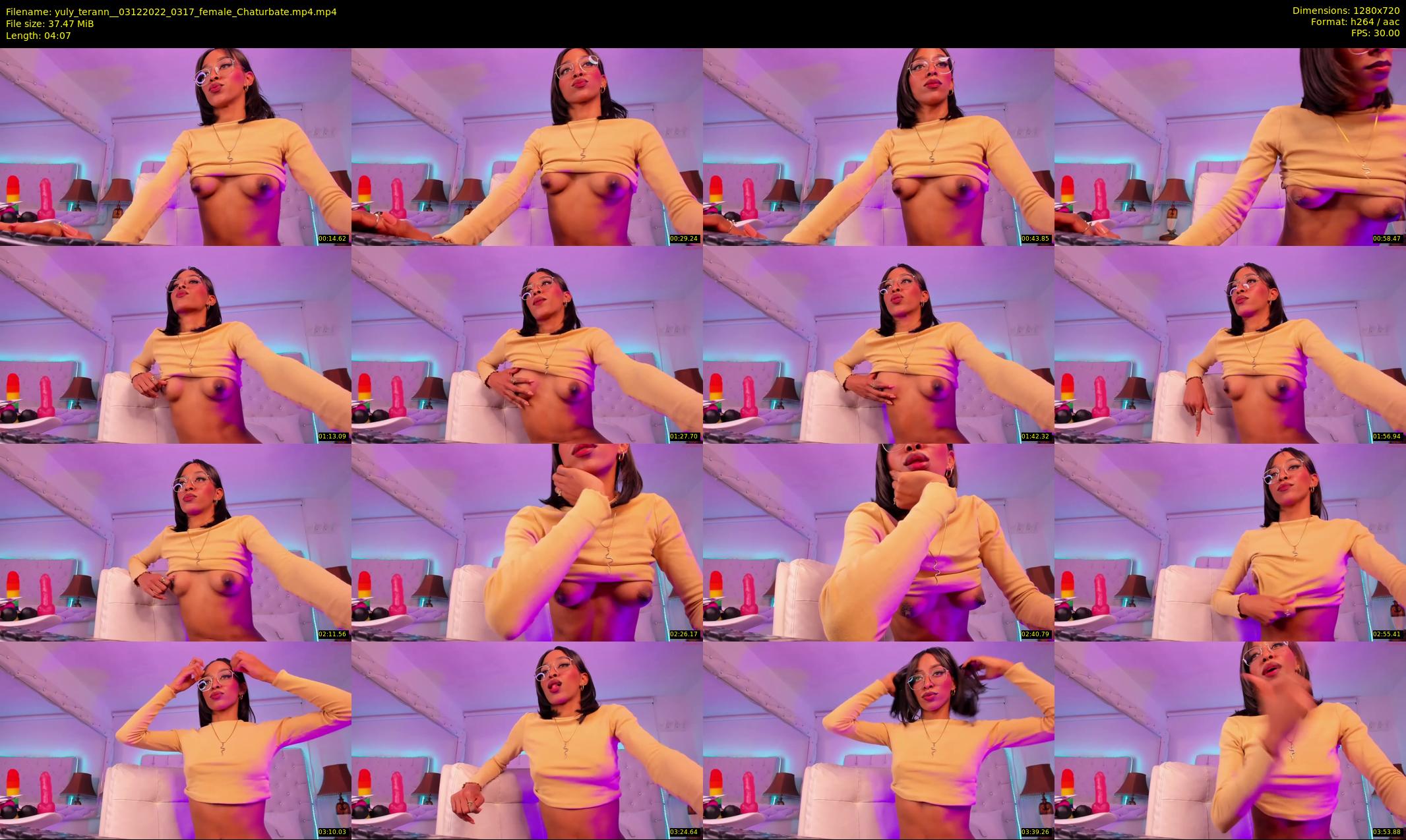 yuly_terann_ — 5 minute Chaturbate female cam show recording, 720p, Dec 3, 2022