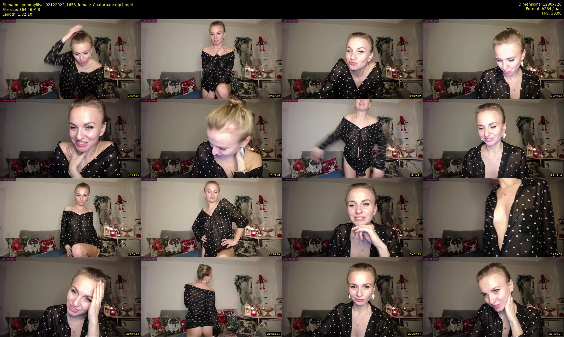 yummylilya — 93 minute Chaturbate female cam show recording, 720p, Dec 2, 2022