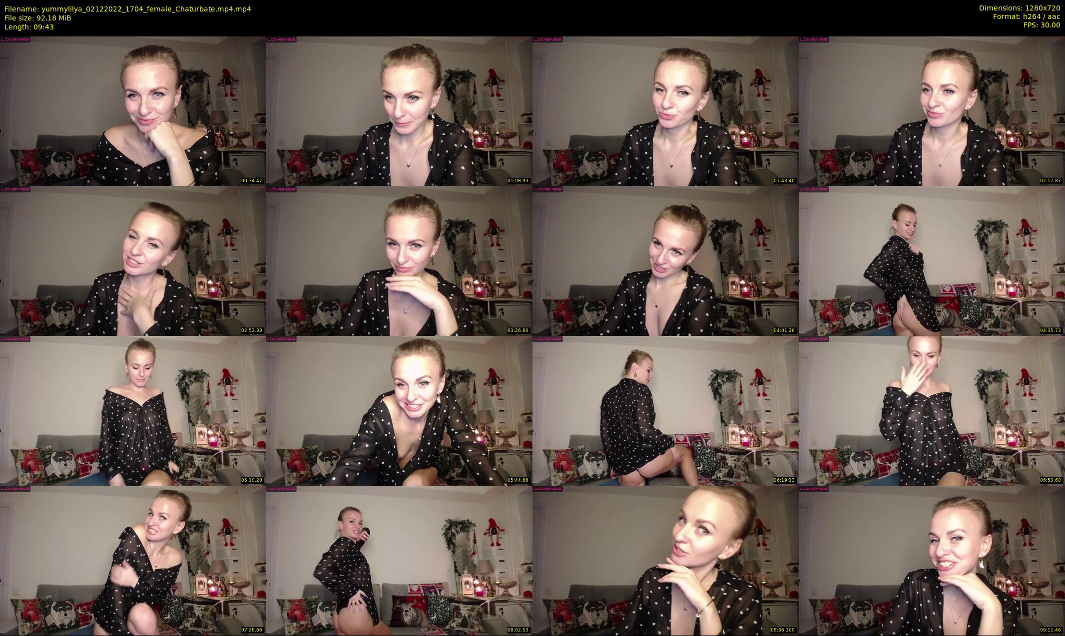 yummylilya — 10 minute Chaturbate female cam show recording, 720p, Dec 2, 2022
