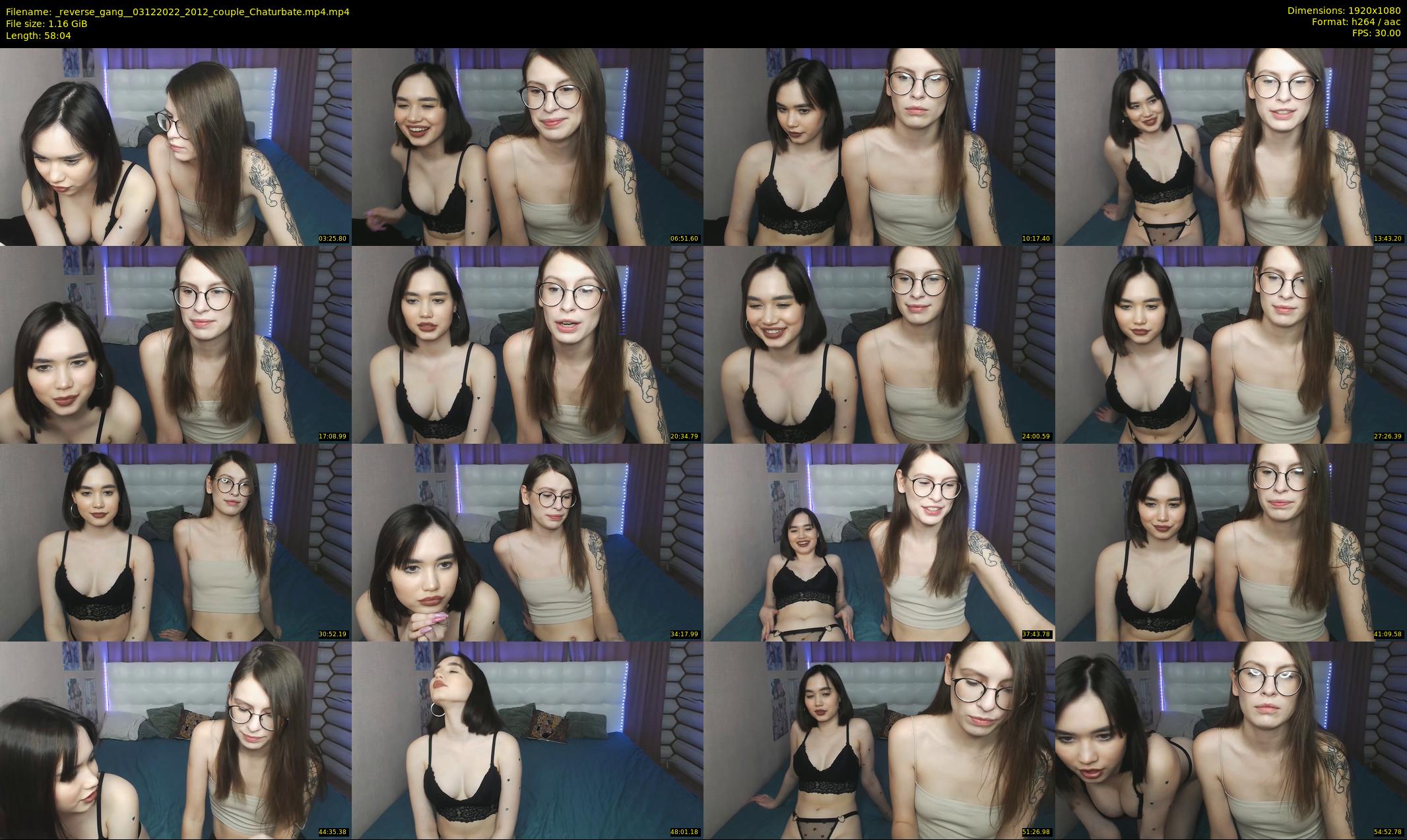 _reverse_gang_ — 59 minute Chaturbate couple cam show recording, 1080p, Dec 3, 2022