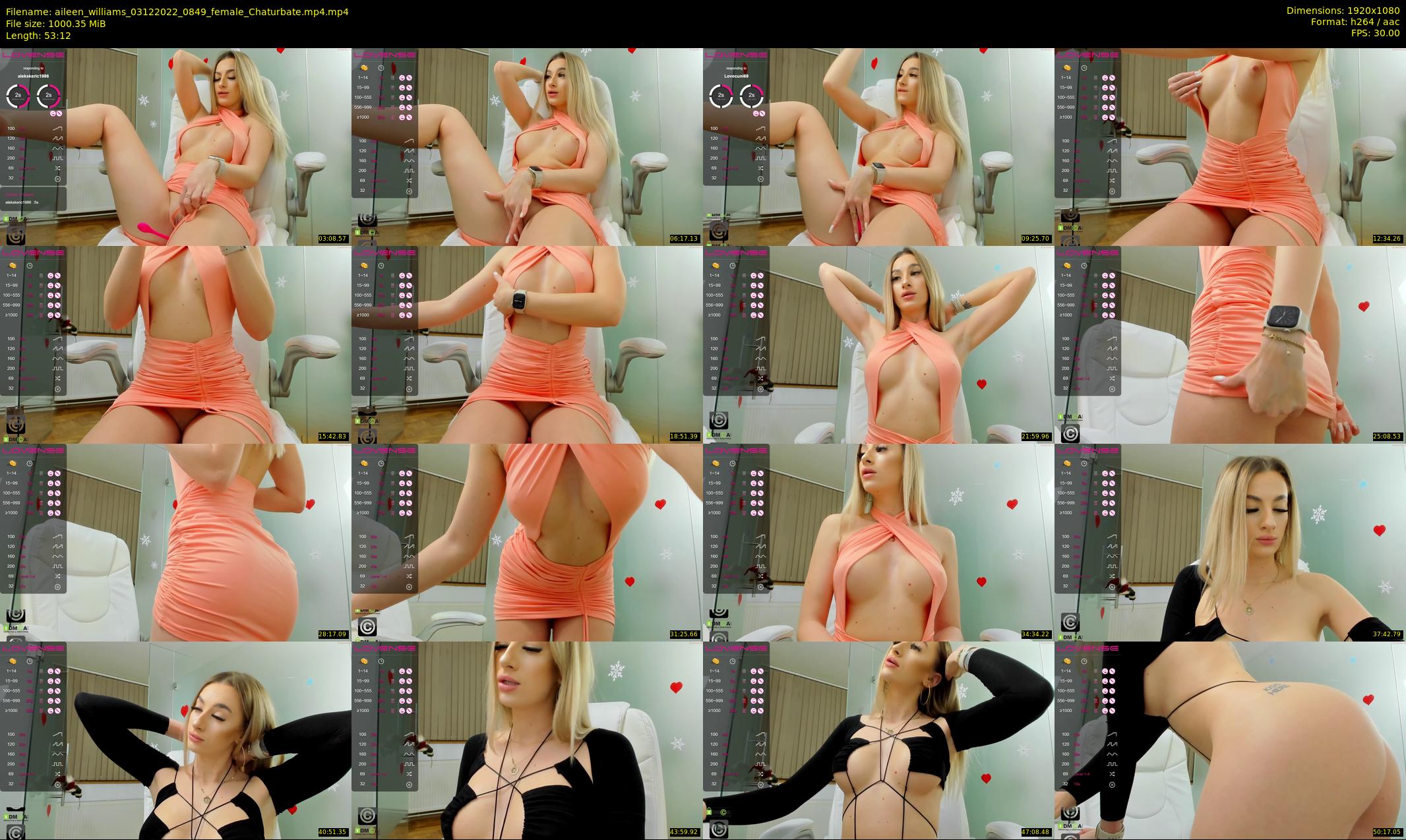 aileen_williams — 54 minute Chaturbate female cam show recording, 1080p, Dec 3, 2022