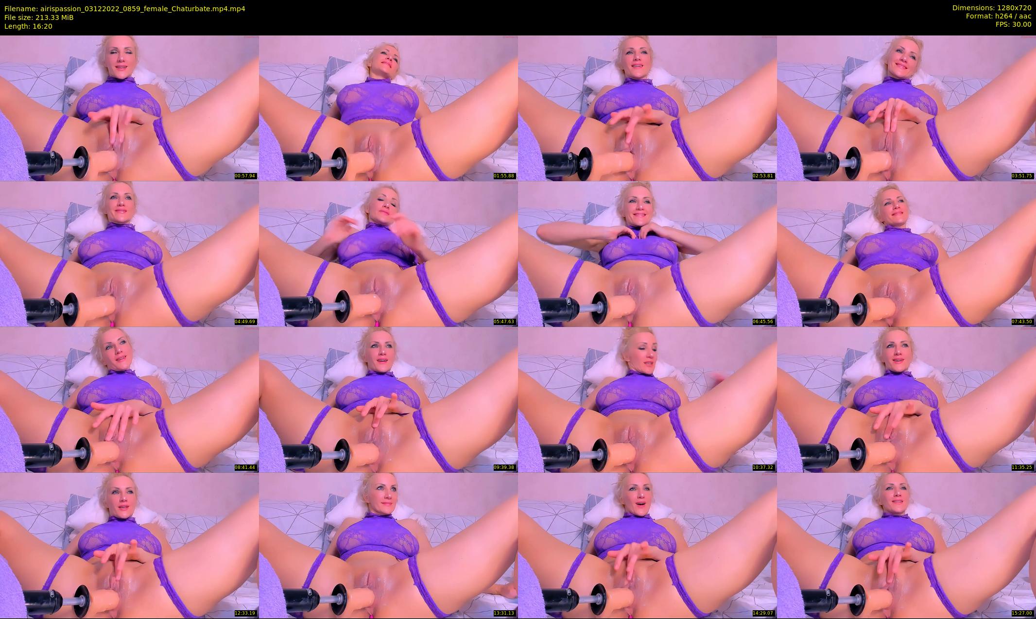 airispassion — 17 minute Chaturbate female cam show recording, 720p, Dec 3, 2022