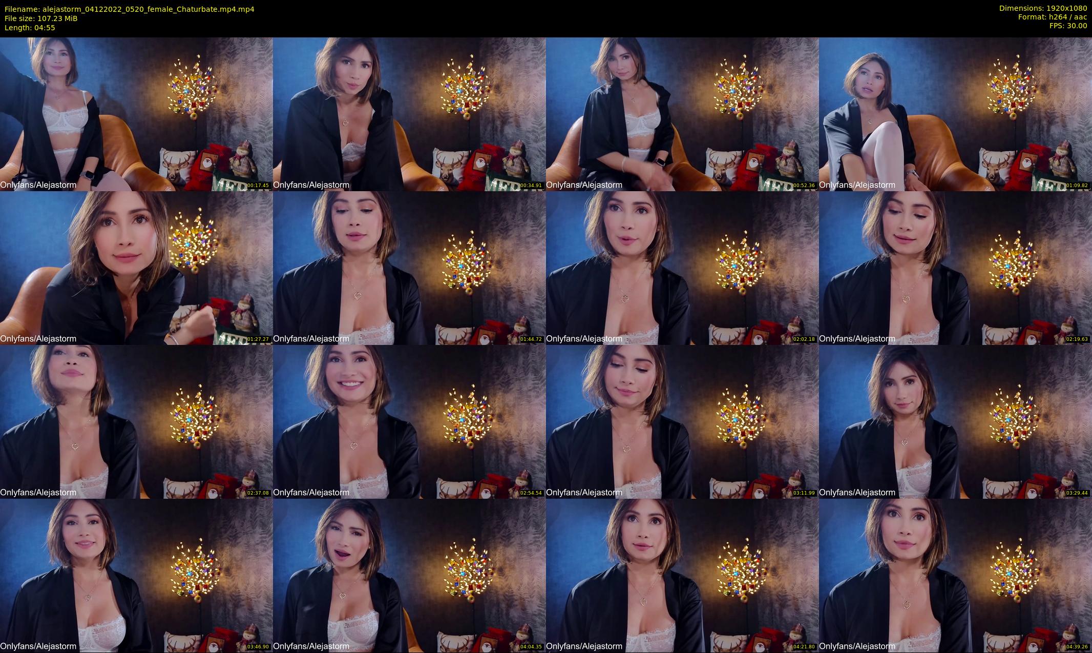 alejastorm — 5 minute Chaturbate female cam show recording, 1080p, Dec 4, 2022