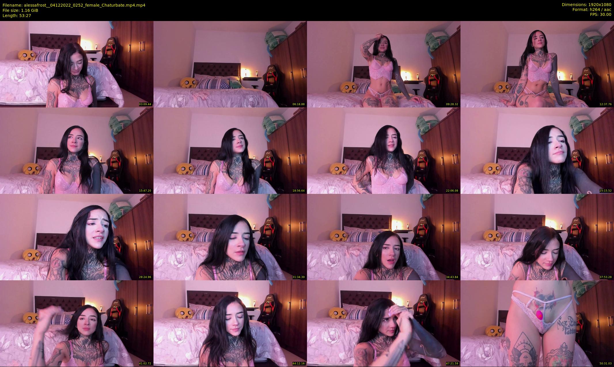 alessafrost_ — 54 minute Chaturbate female cam show recording, 1080p, Dec 4, 2022
