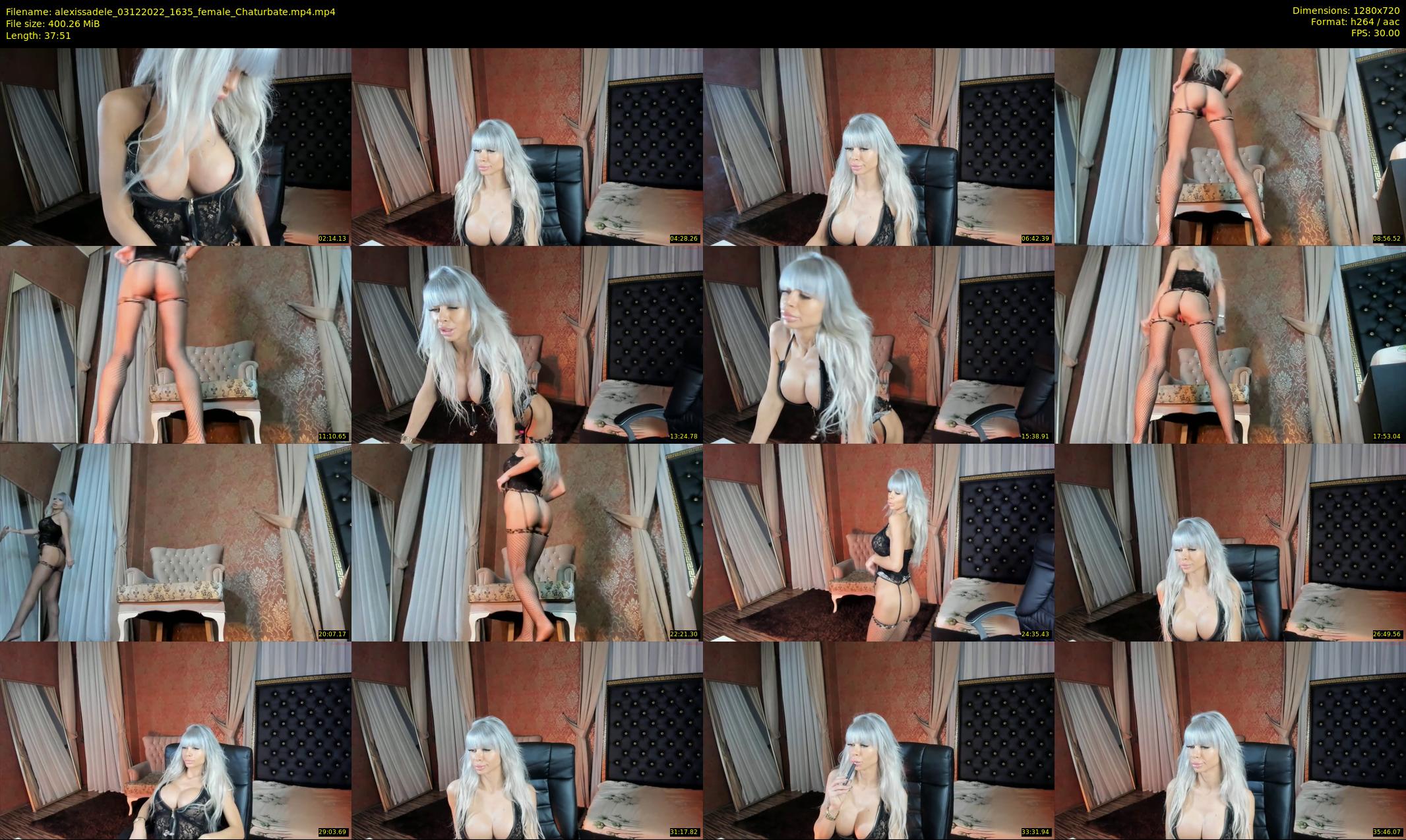 alexissadele — 38 minute Chaturbate female cam show recording, 720p, Dec 3, 2022