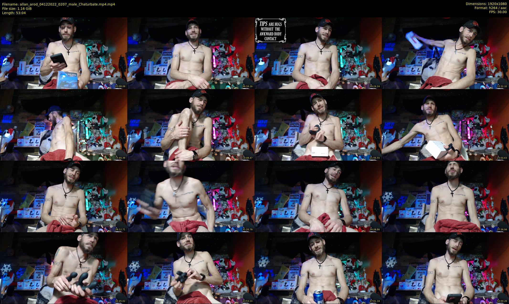 allan_arod — 54 minute Chaturbate male cam show recording, 1080p, Dec 4, 2022