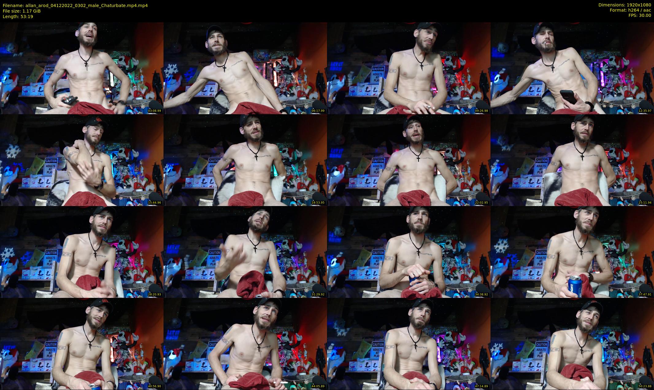 allan_arod — 54 minute Chaturbate male cam show recording, 1080p, Dec 4, 2022