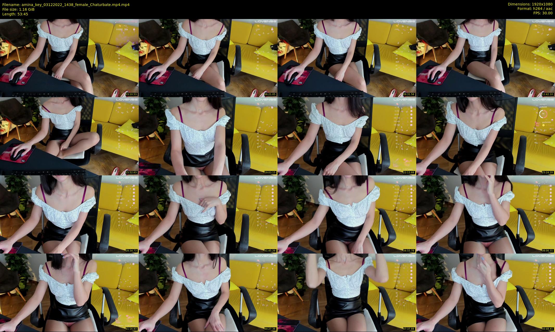 amina_key — 54 minute Chaturbate female cam show recording, 1080p, Dec 3, 2022