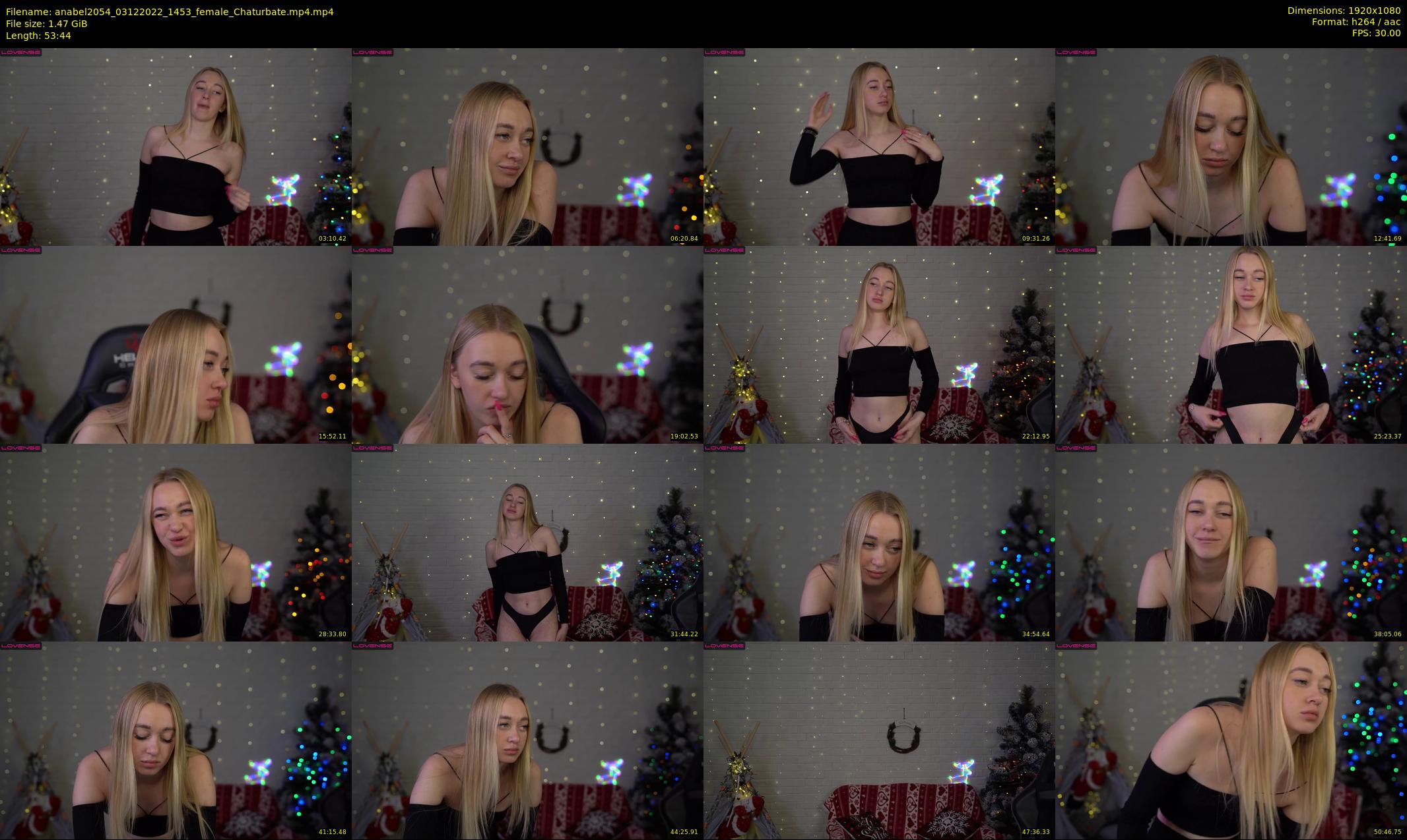 anabel2054 — 54 minute Chaturbate female cam show recording, 1080p, Dec 3, 2022