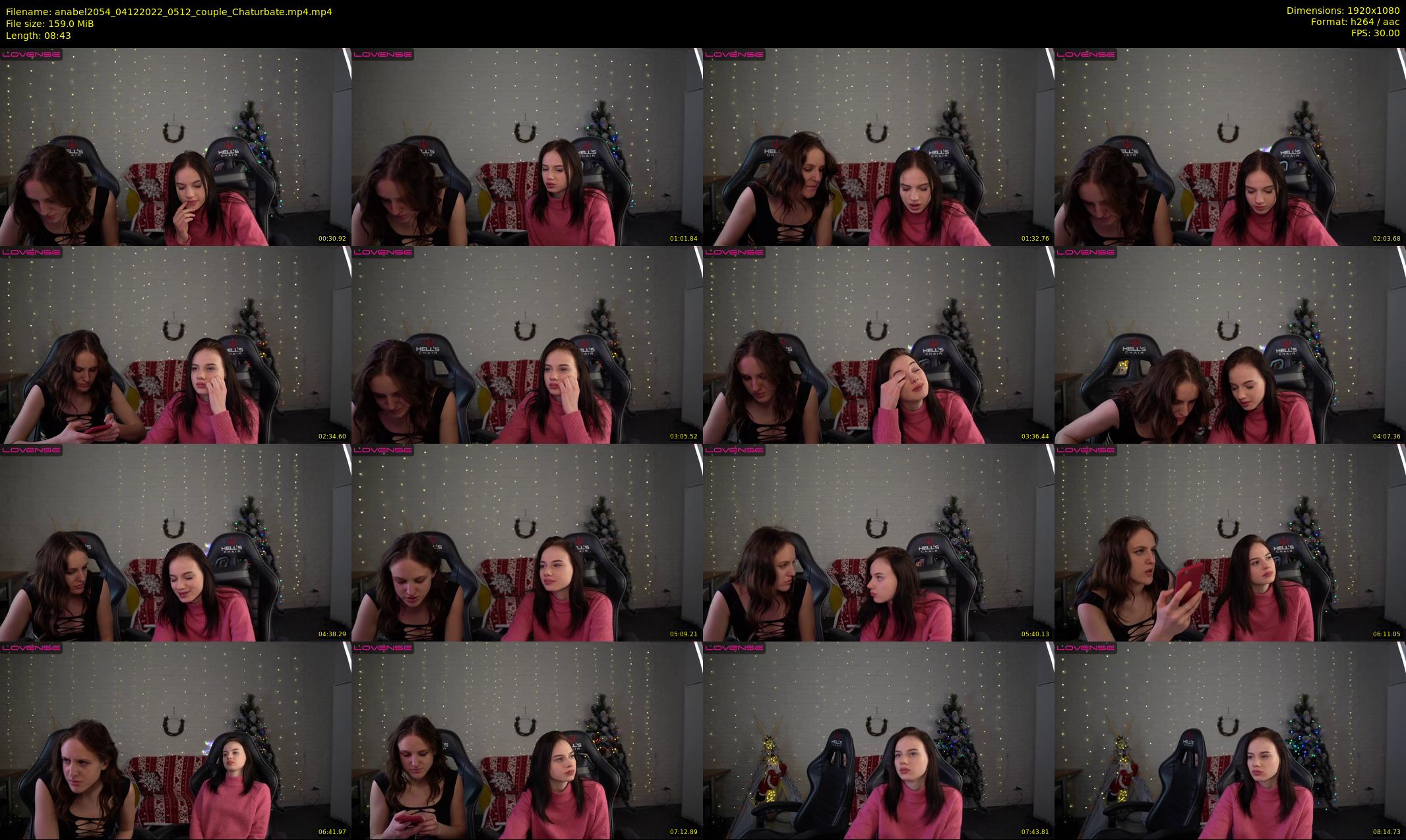 anabel2054 — 9 minute Chaturbate female cam show recording, 1080p, Dec 4, 2022